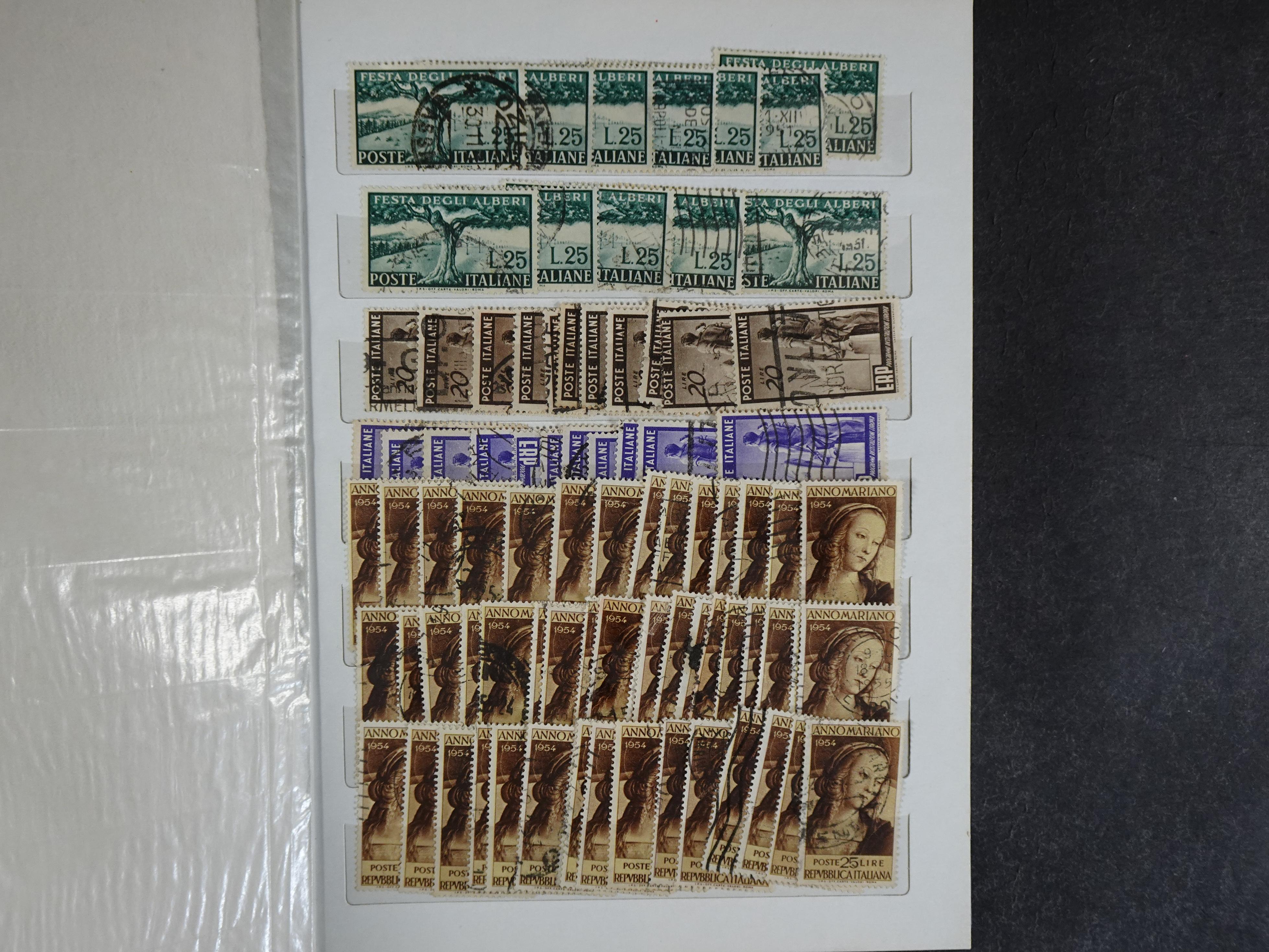 Gestempelde stock betere waardes jaren 40 -50. Zeer hoge cat waarde. 11