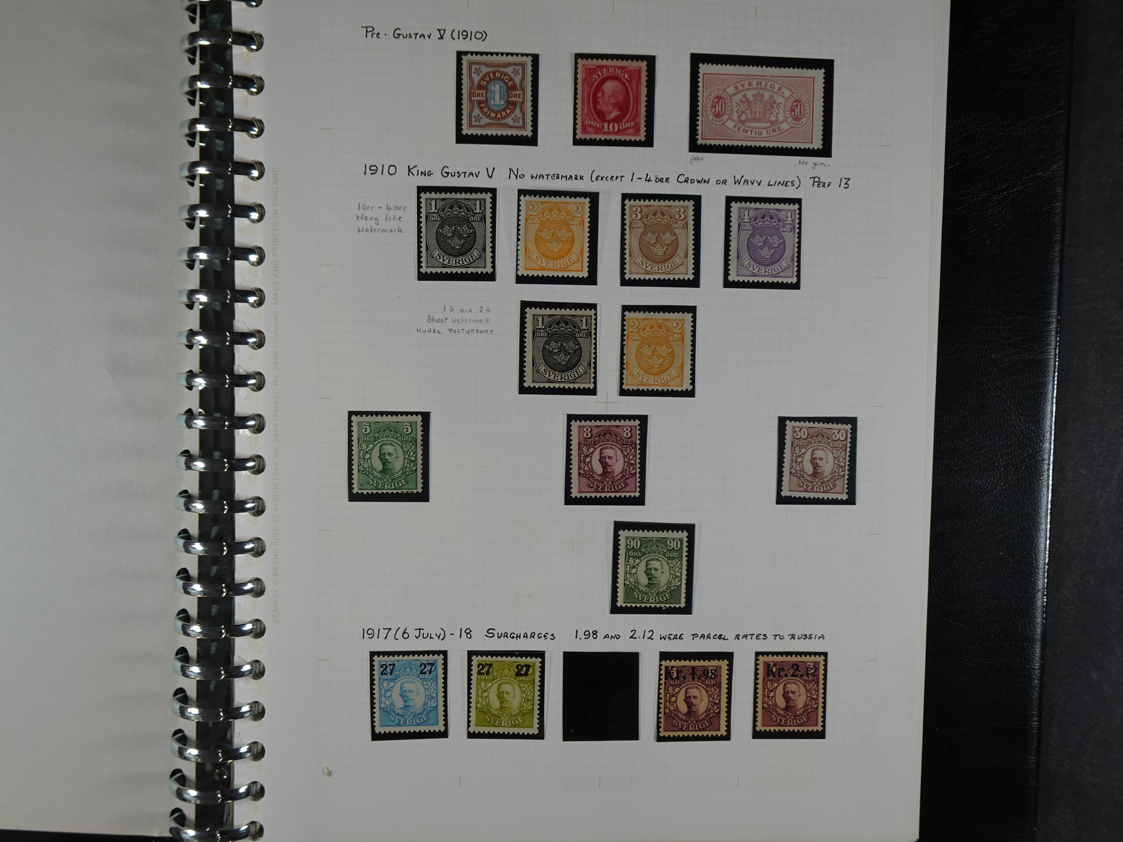 leuke verzameling. 1910-1971 op blanco albumbladen, bevat veel partijtjes. 