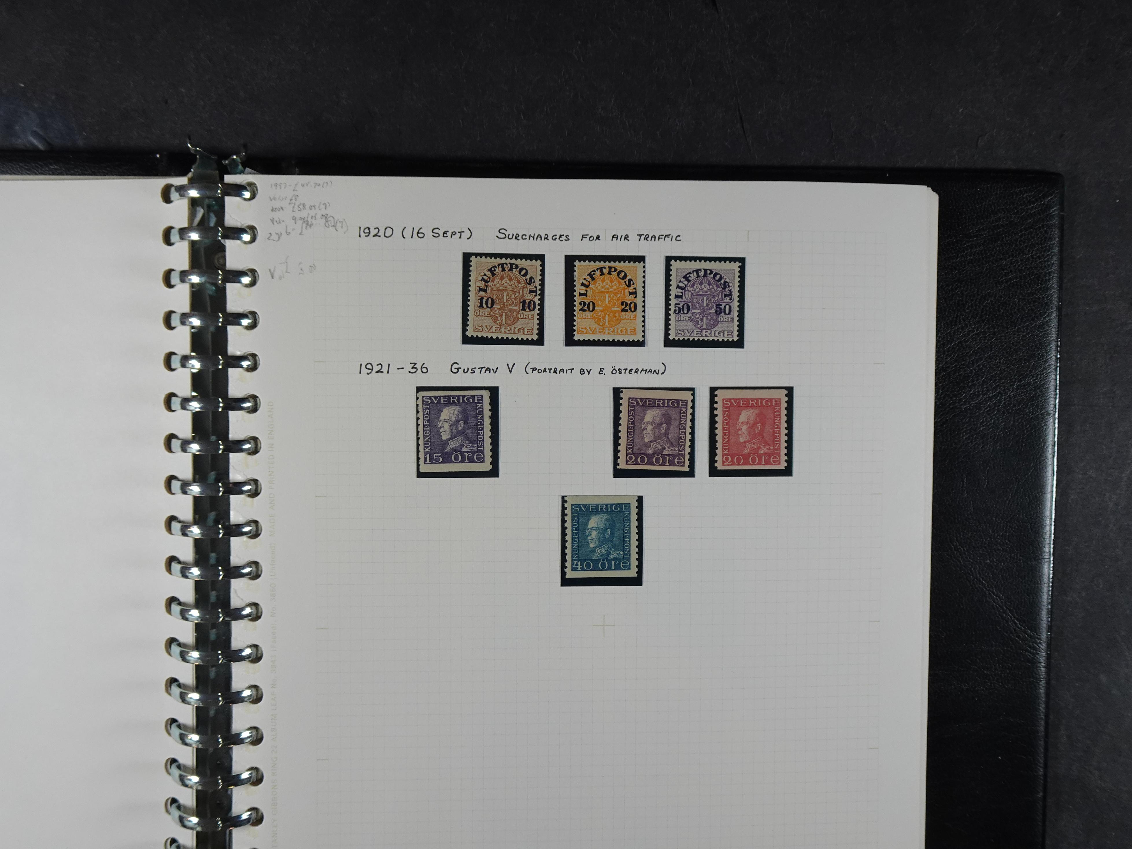 leuke verzameling. 1910-1971 op blanco albumbladen, bevat veel partijtjes.  3