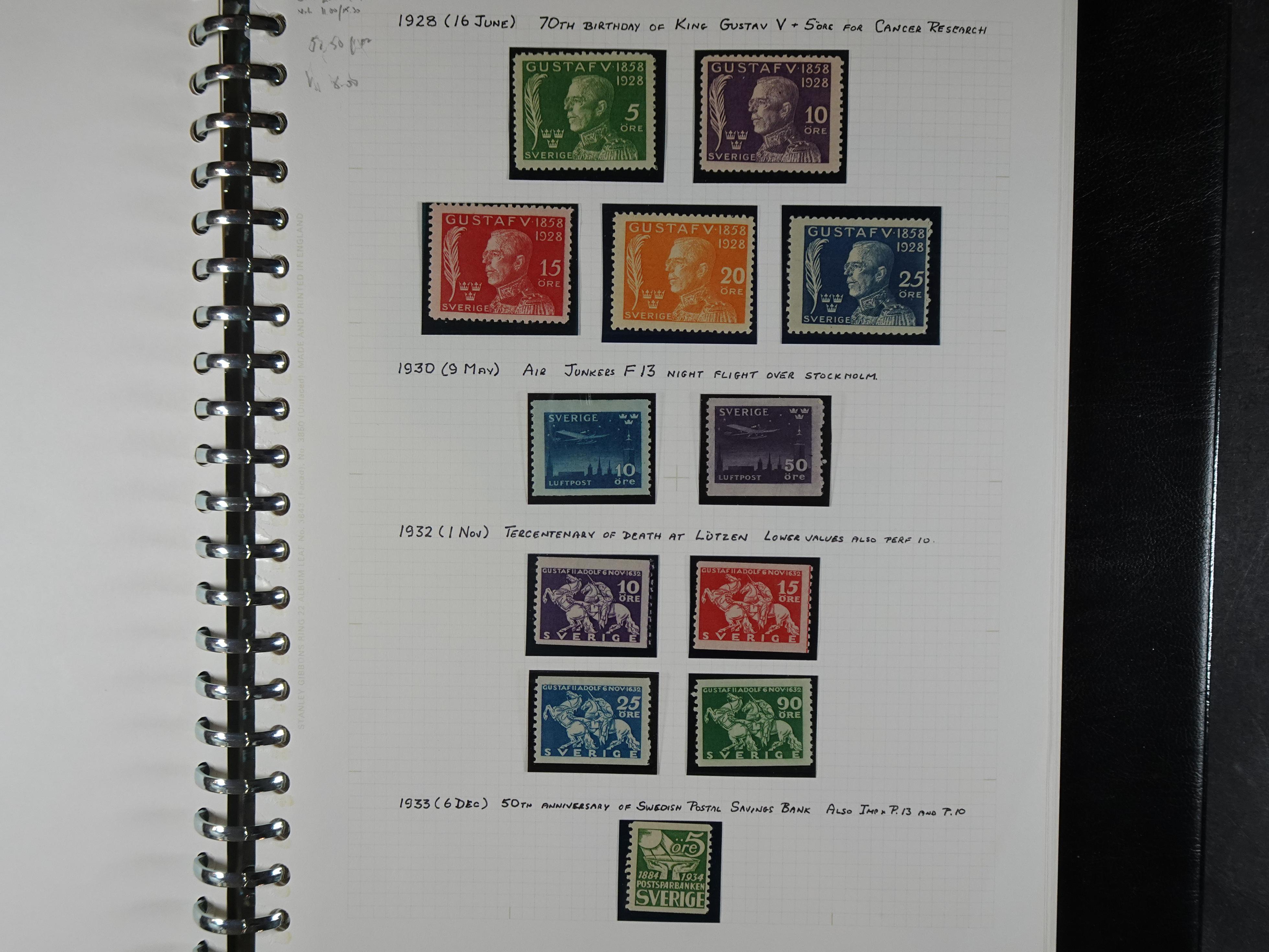 leuke verzameling. 1910-1971 op blanco albumbladen, bevat veel partijtjes.  4