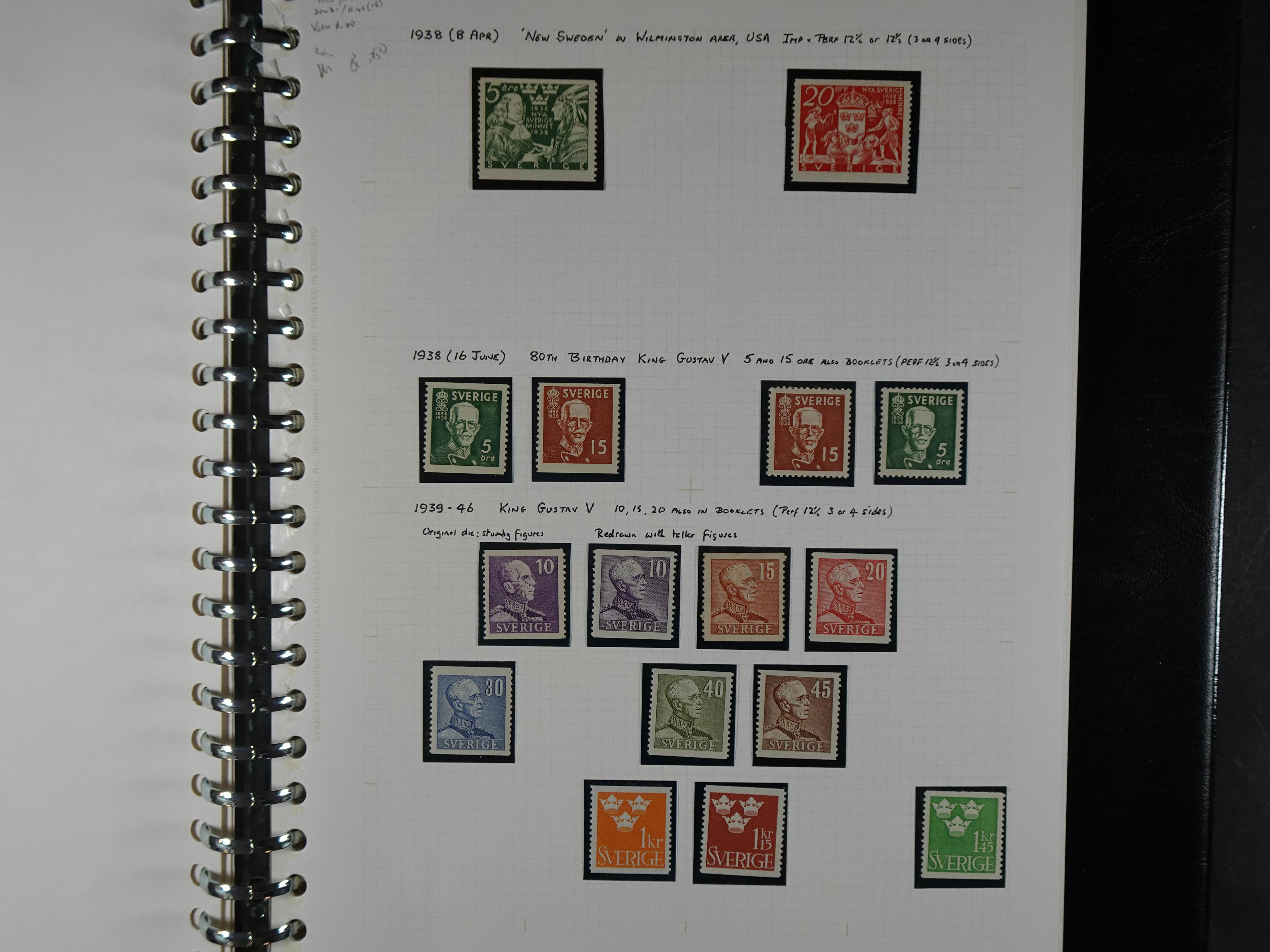 leuke verzameling. 1910-1971 op blanco albumbladen, bevat veel partijtjes.  6