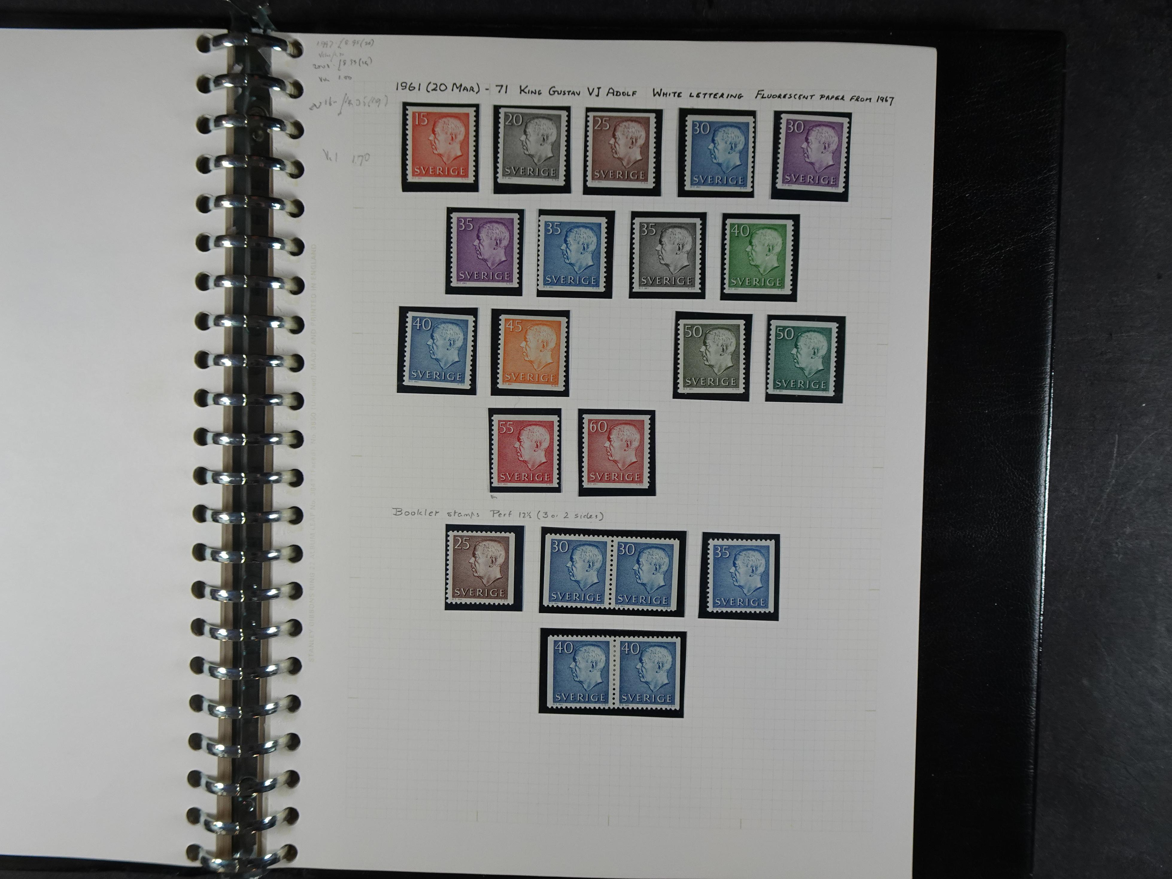 leuke verzameling. 1910-1971 op blanco albumbladen, bevat veel partijtjes.  19