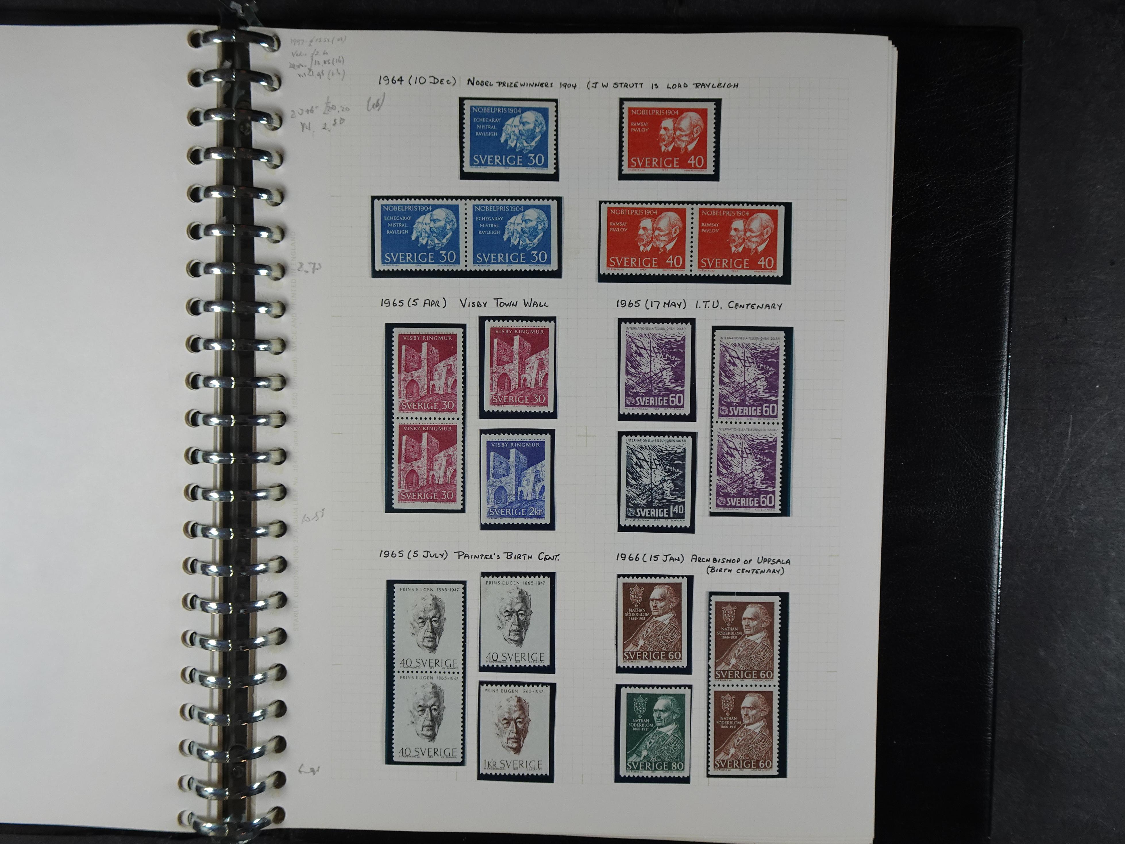 leuke verzameling. 1910-1971 op blanco albumbladen, bevat veel partijtjes.  23