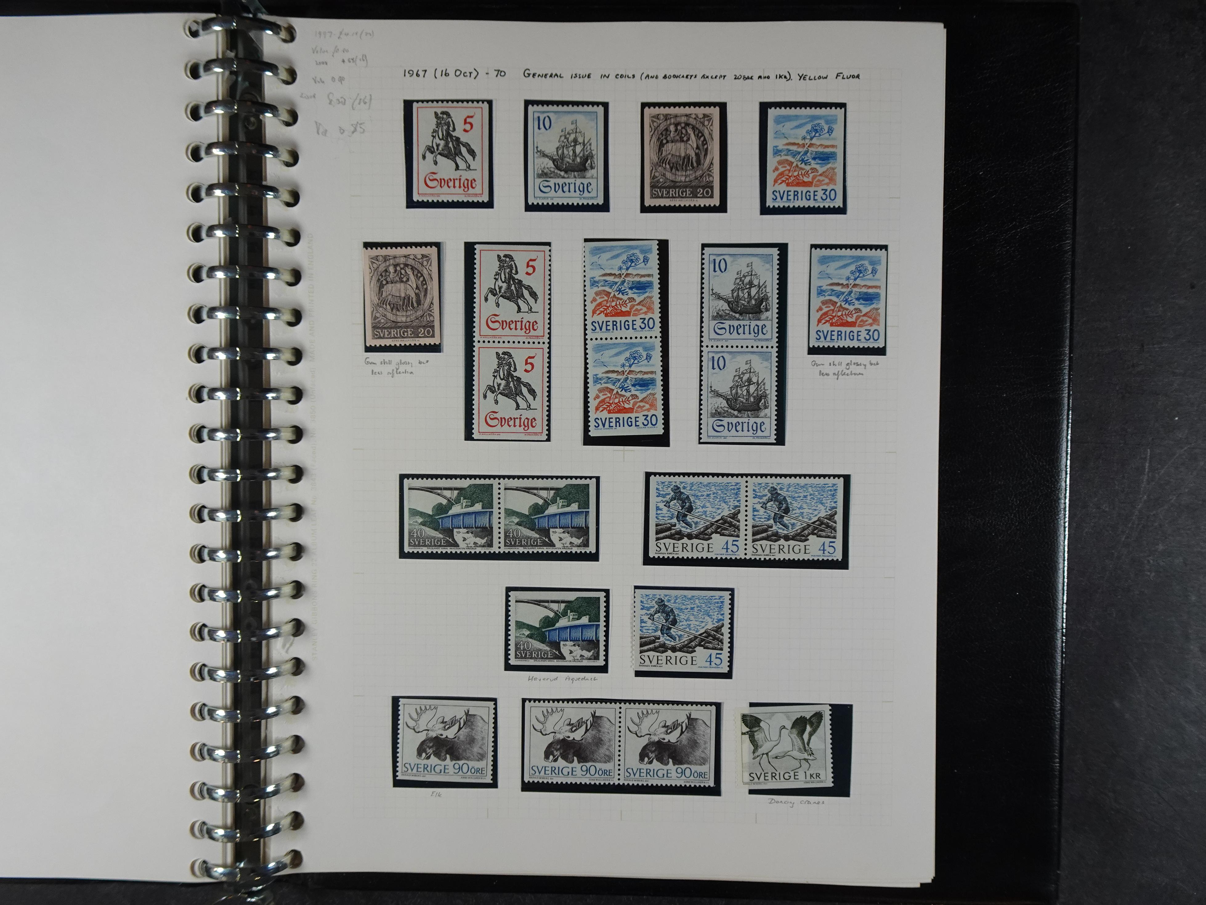 leuke verzameling. 1910-1971 op blanco albumbladen, bevat veel partijtjes.  27