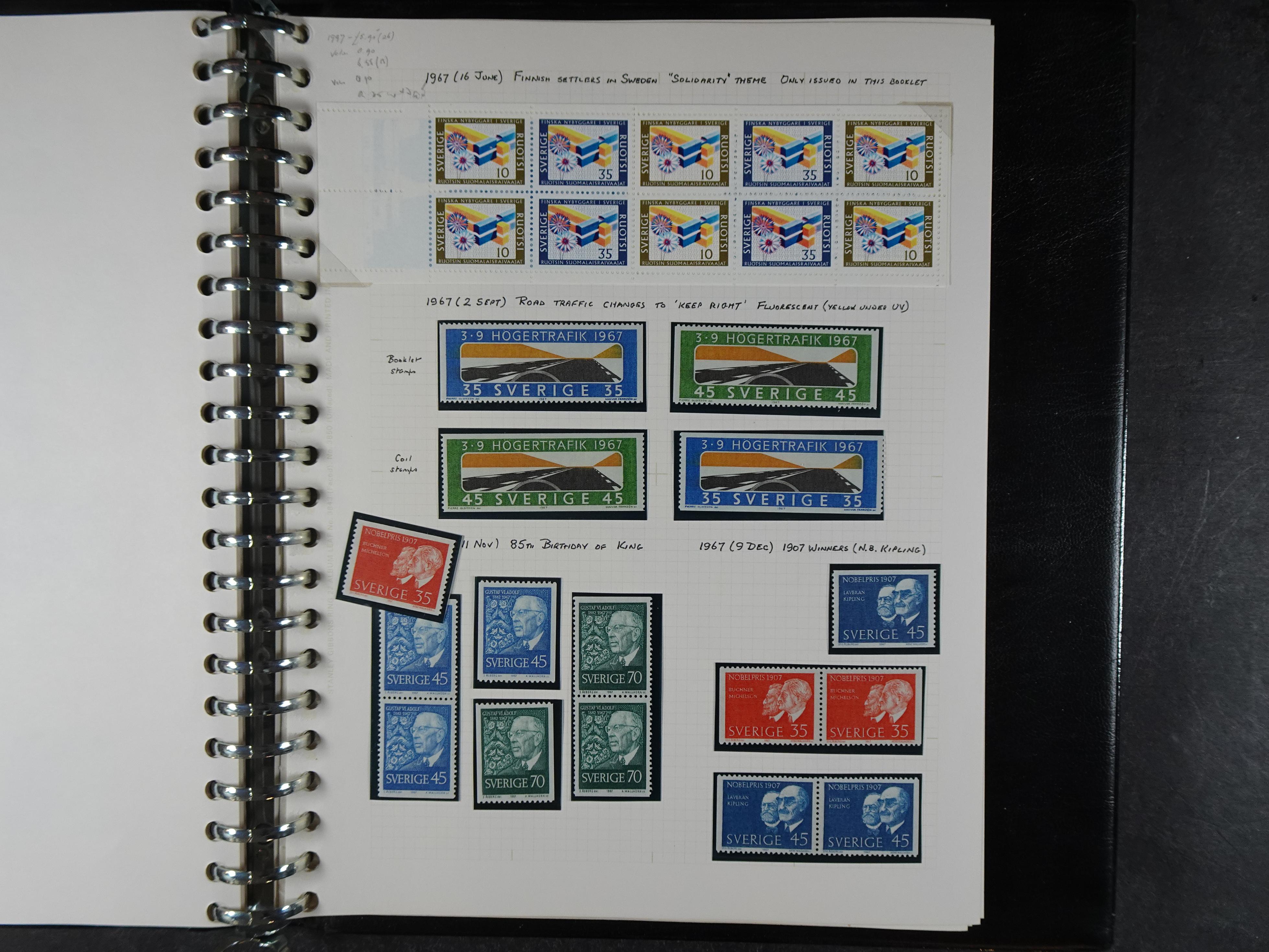 leuke verzameling. 1910-1971 op blanco albumbladen, bevat veel partijtjes.  28