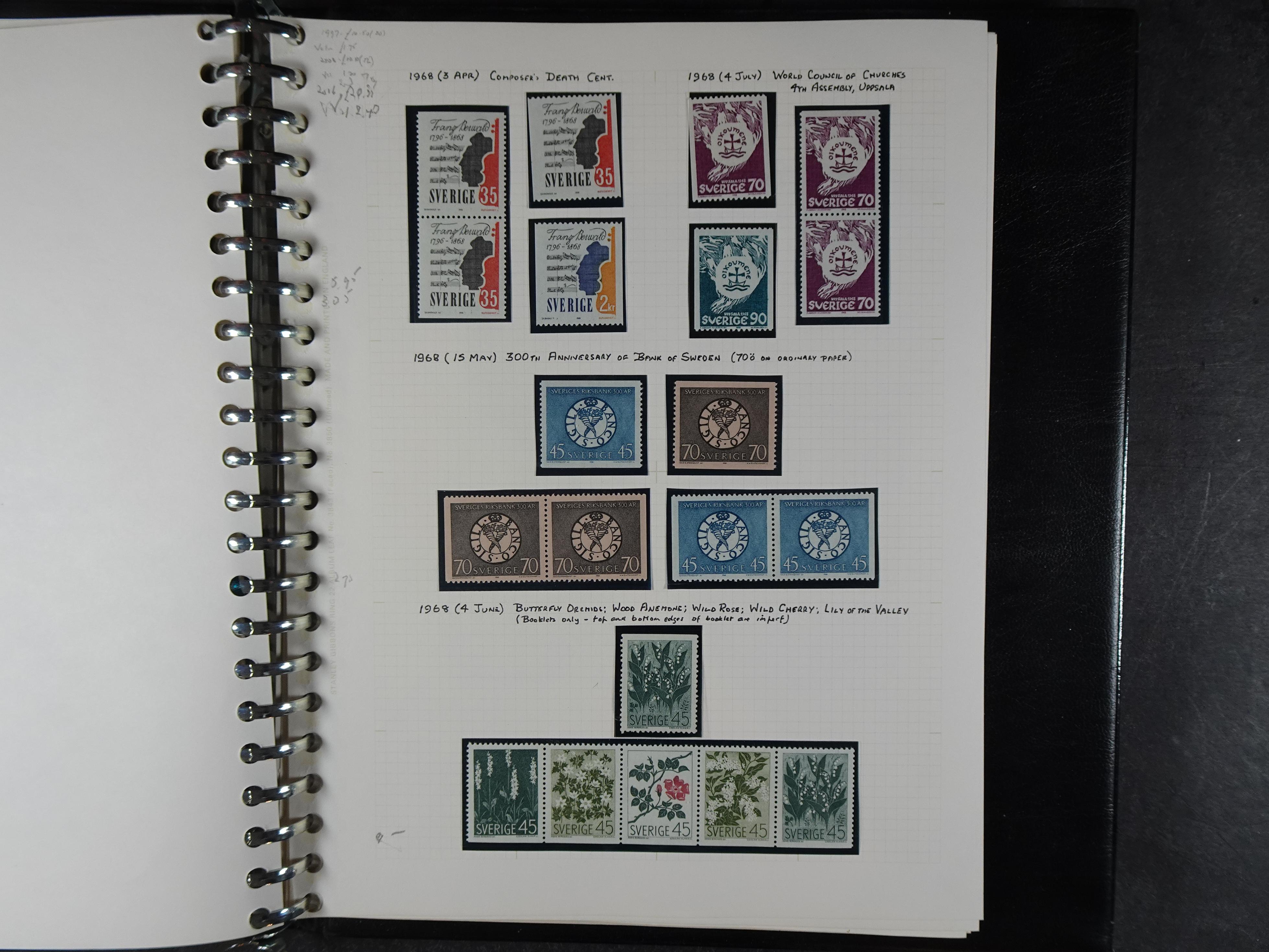 leuke verzameling. 1910-1971 op blanco albumbladen, bevat veel partijtjes.  29