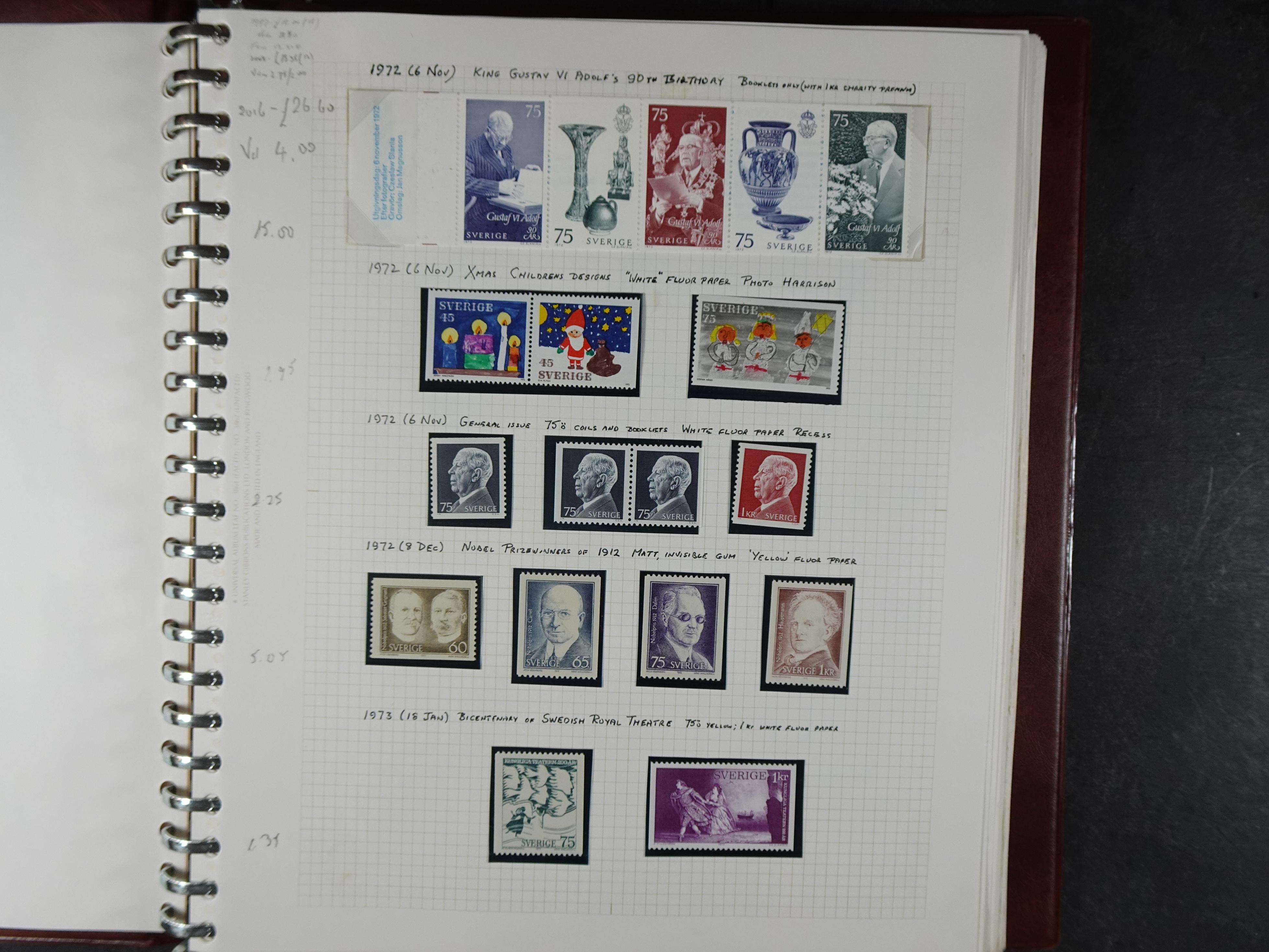 verzameling 1972-1991 op blauwe albumblaadjes. Bevat ook boekjes.
 4