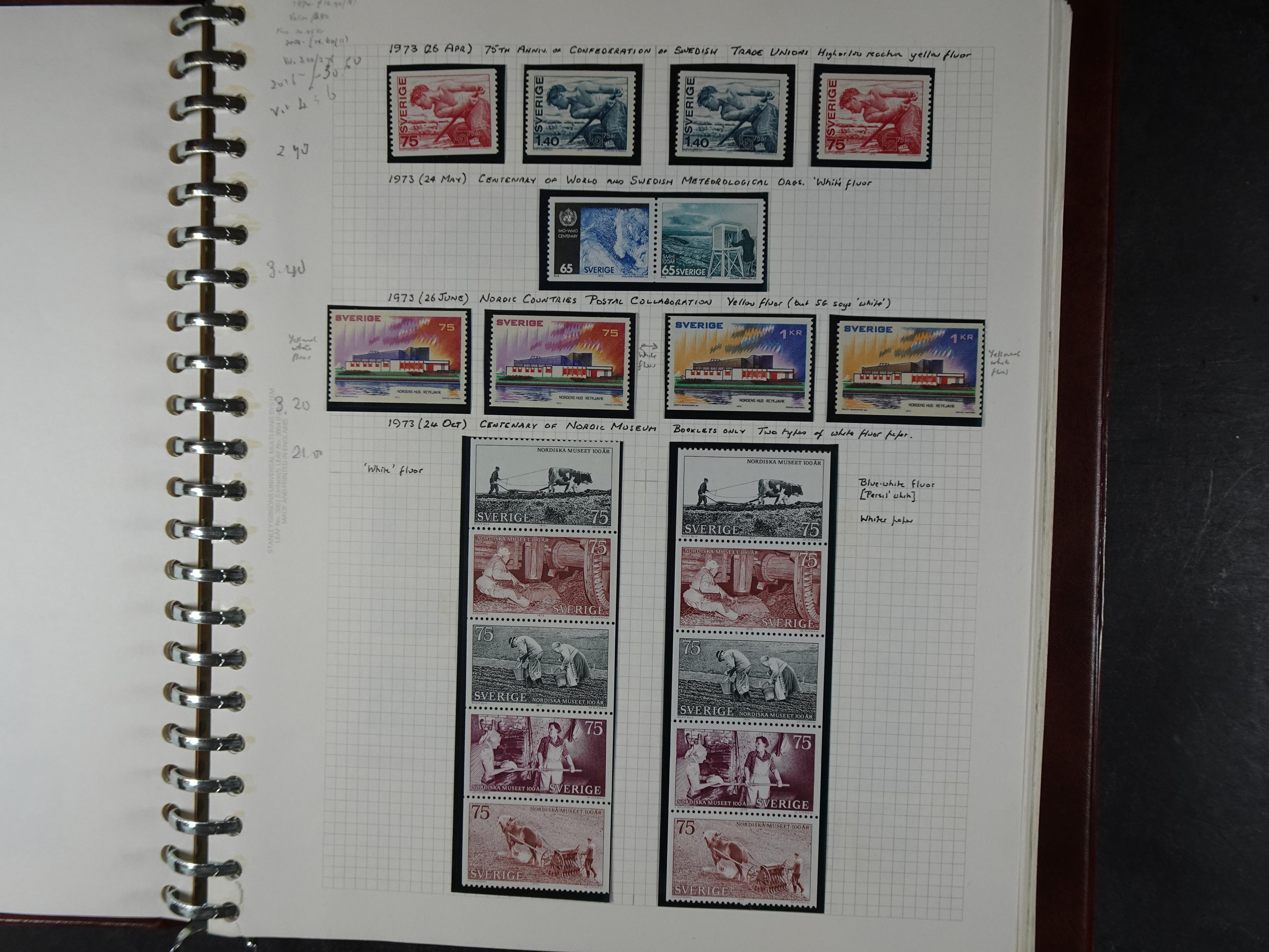 verzameling 1972-1991 op blauwe albumblaadjes. Bevat ook boekjes.
 6