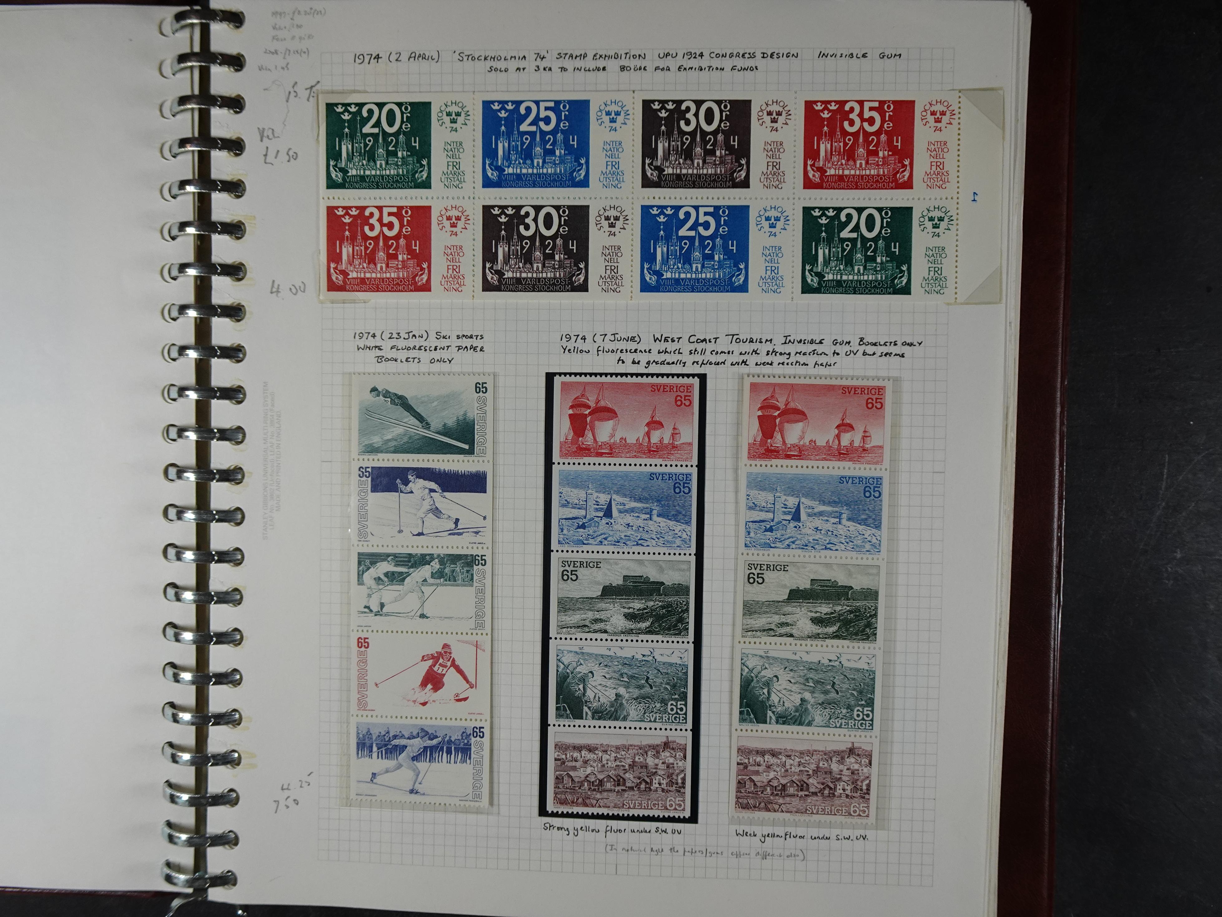 verzameling 1972-1991 op blauwe albumblaadjes. Bevat ook boekjes.
 9