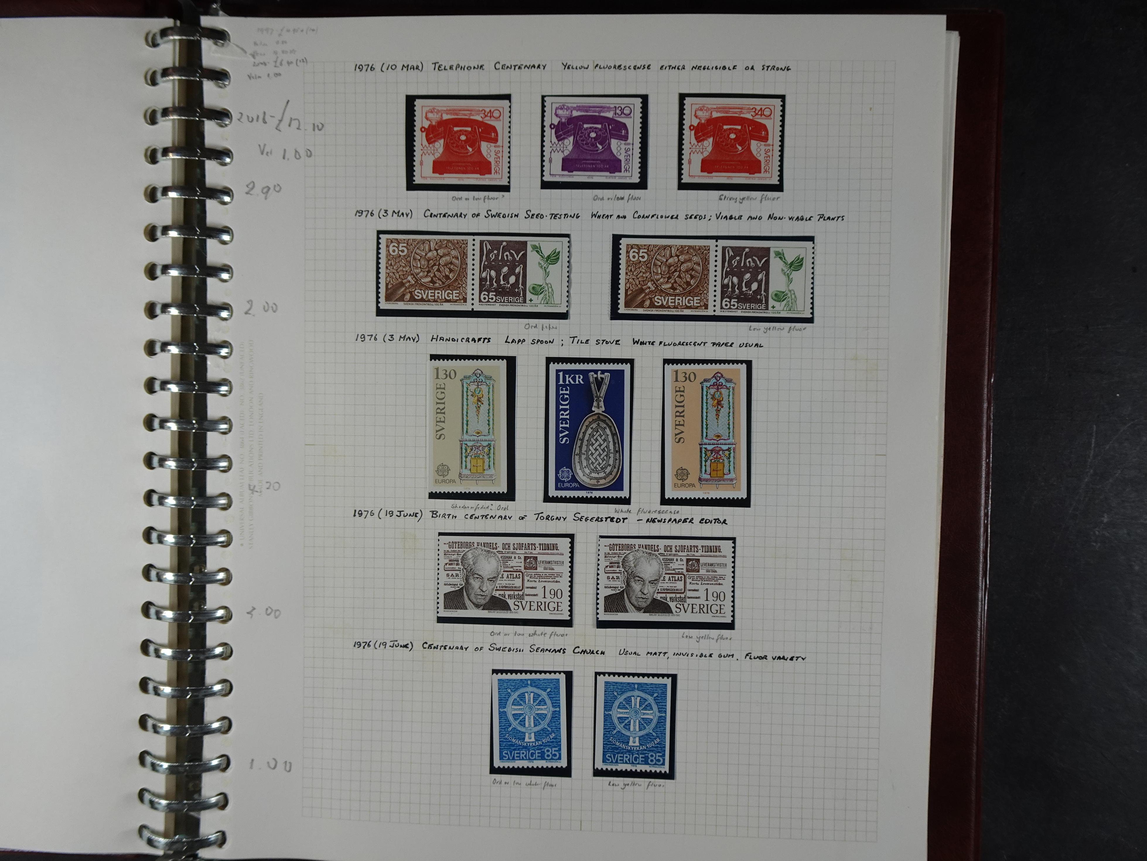 verzameling 1972-1991 op blauwe albumblaadjes. Bevat ook boekjes.
 18