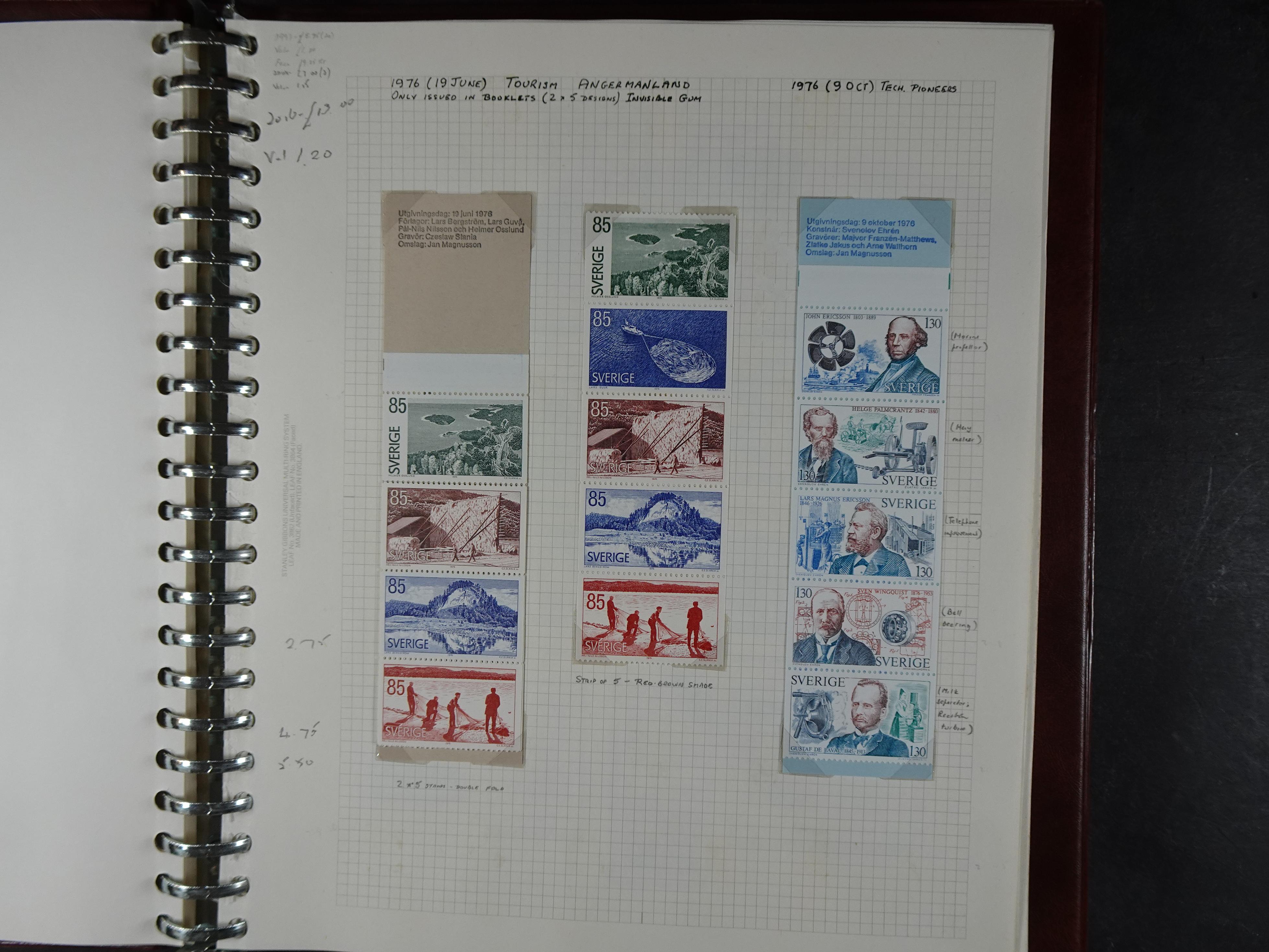 verzameling 1972-1991 op blauwe albumblaadjes. Bevat ook boekjes.
 19