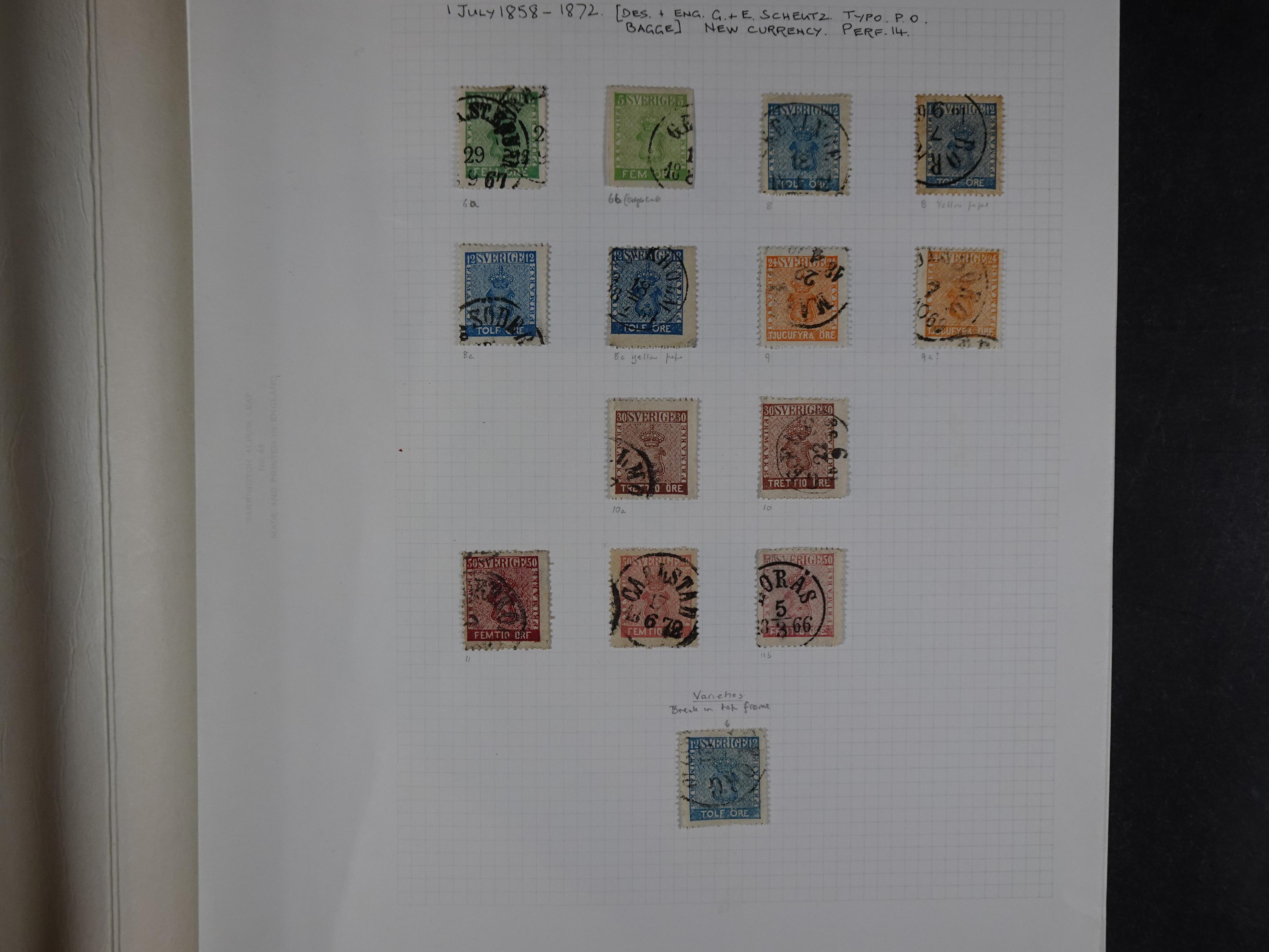 Verzameling met leuk klassiek op blanco albumblaadjes in 2 klembanden.