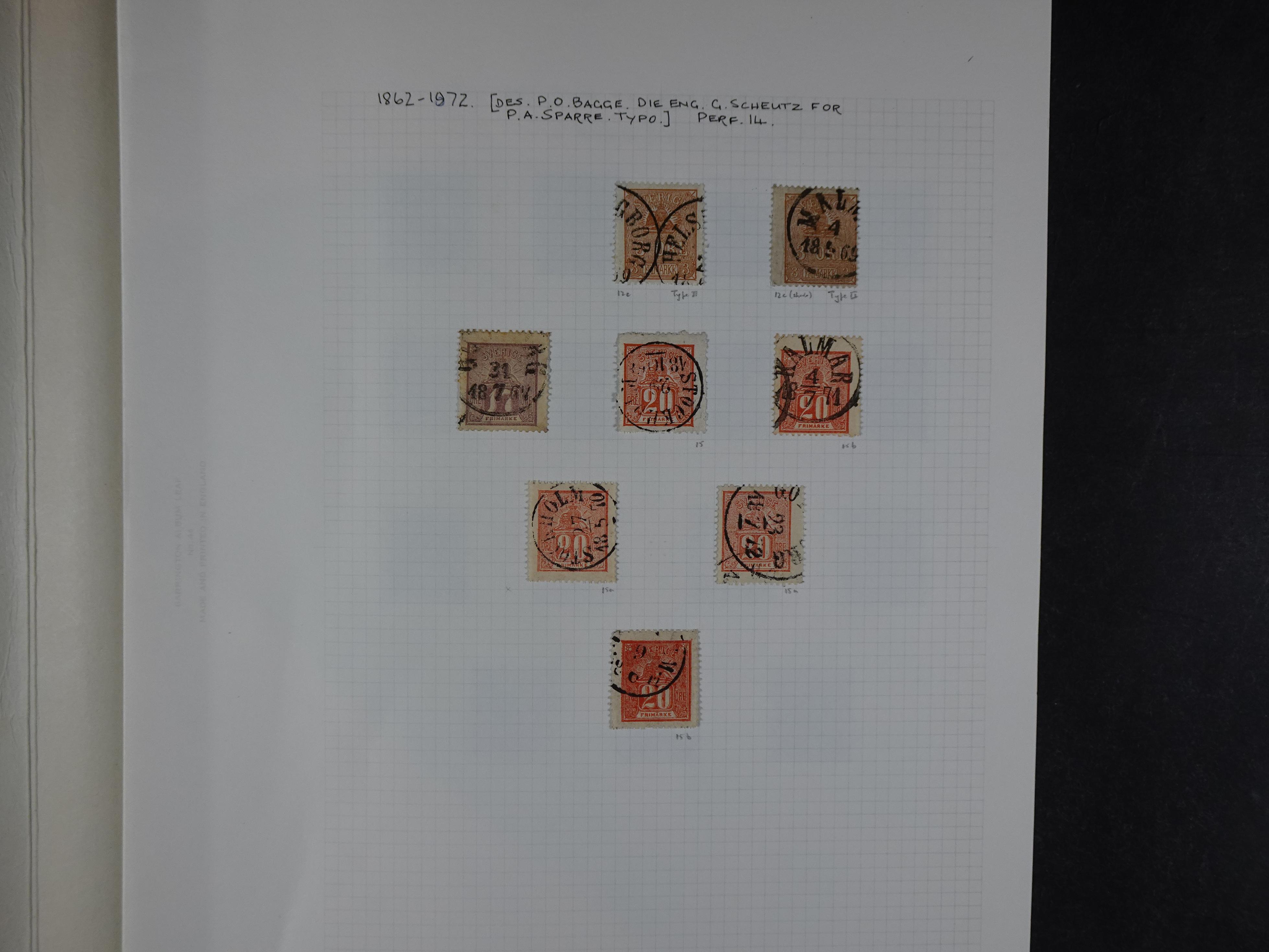 Verzameling met leuk klassiek op blanco albumblaadjes in 2 klembanden. 2