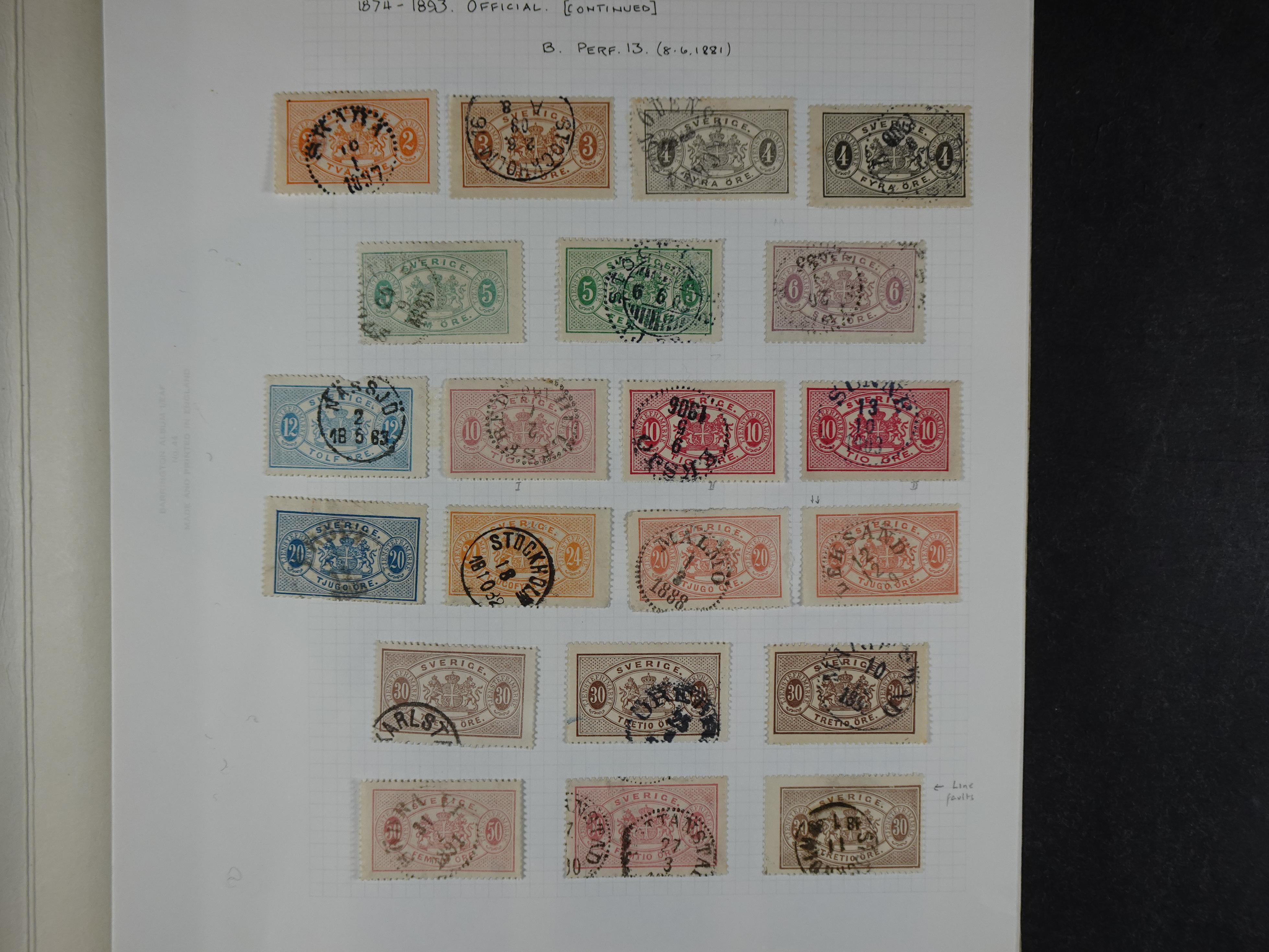 Verzameling met leuk klassiek op blanco albumblaadjes in 2 klembanden. 7