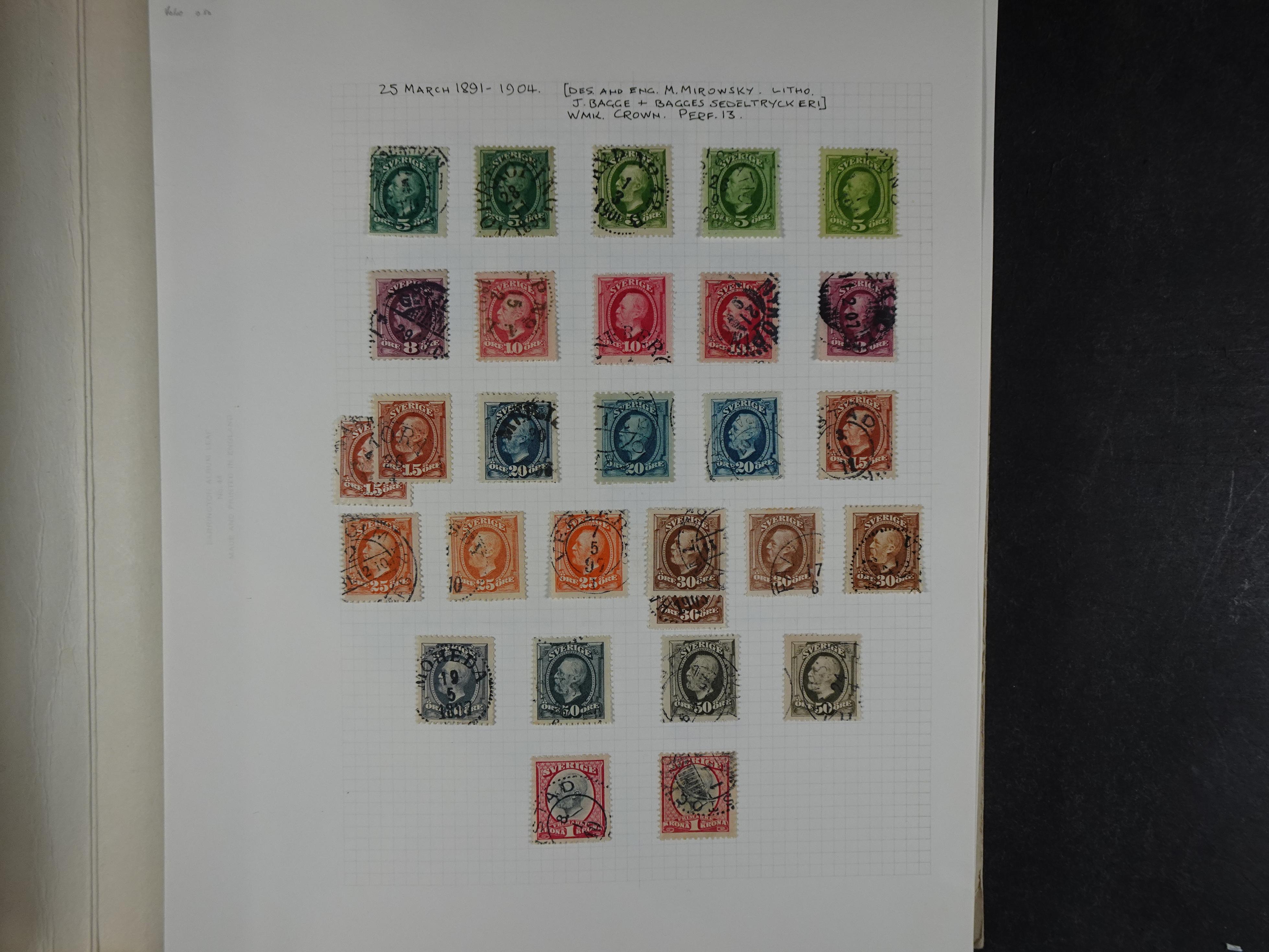 Verzameling met leuk klassiek op blanco albumblaadjes in 2 klembanden. 12