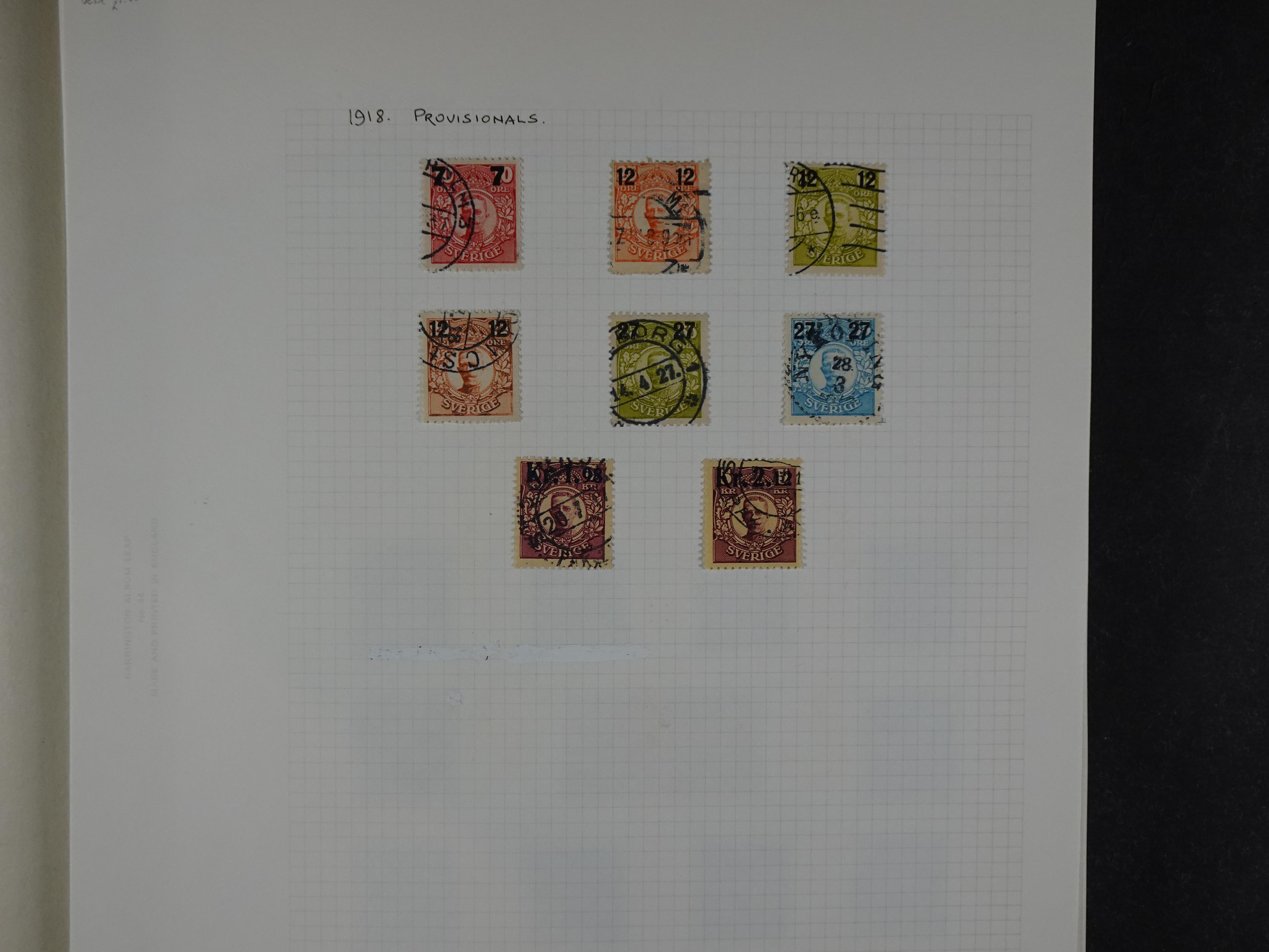 Verzameling met leuk klassiek op blanco albumblaadjes in 2 klembanden. 20