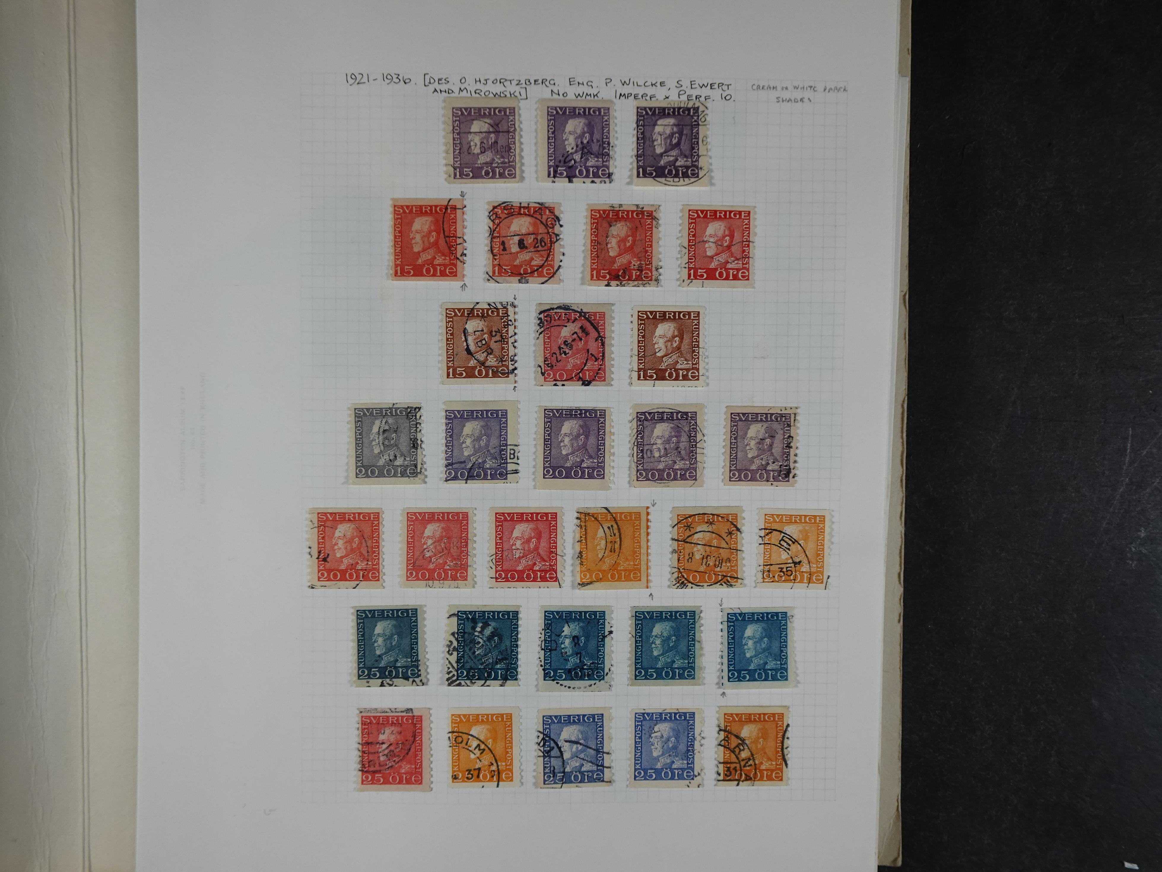 Verzameling met leuk klassiek op blanco albumblaadjes in 2 klembanden. 27