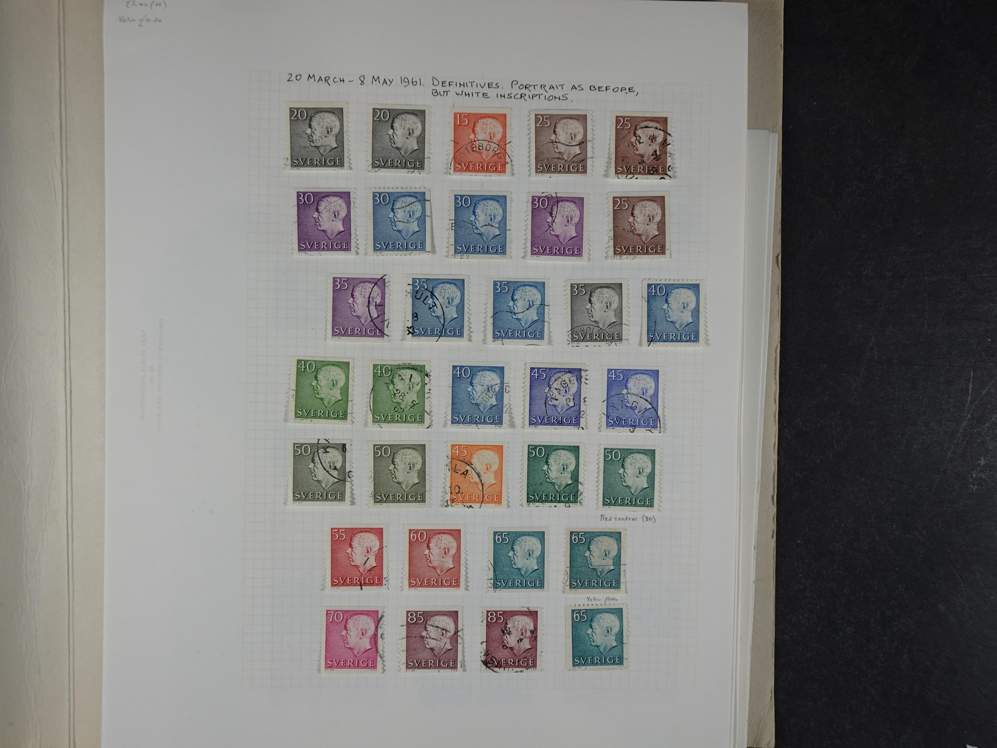 Verzameling met leuk klassiek op blanco albumblaadjes in 2 klembanden. 64