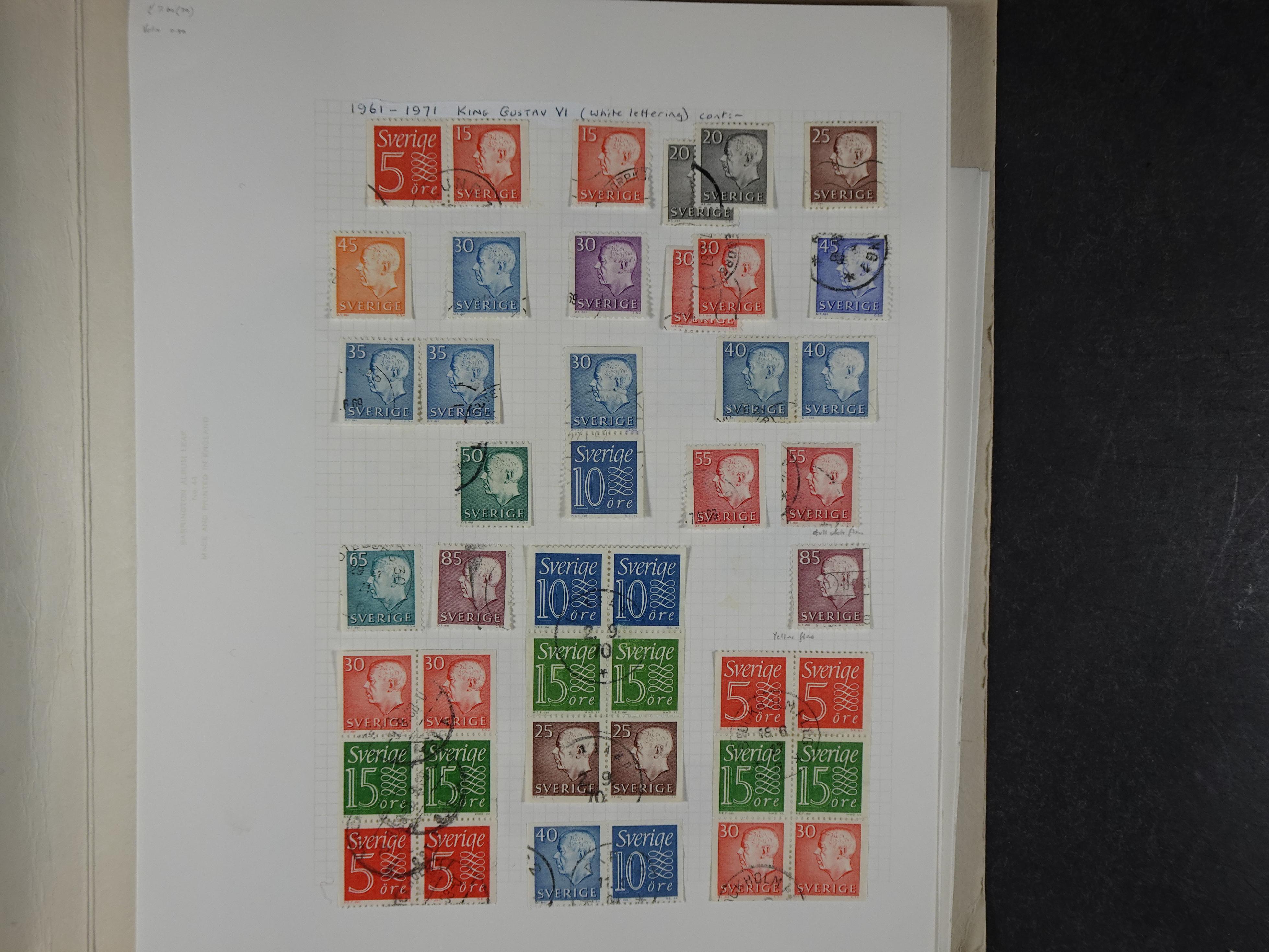 Verzameling met leuk klassiek op blanco albumblaadjes in 2 klembanden. 65