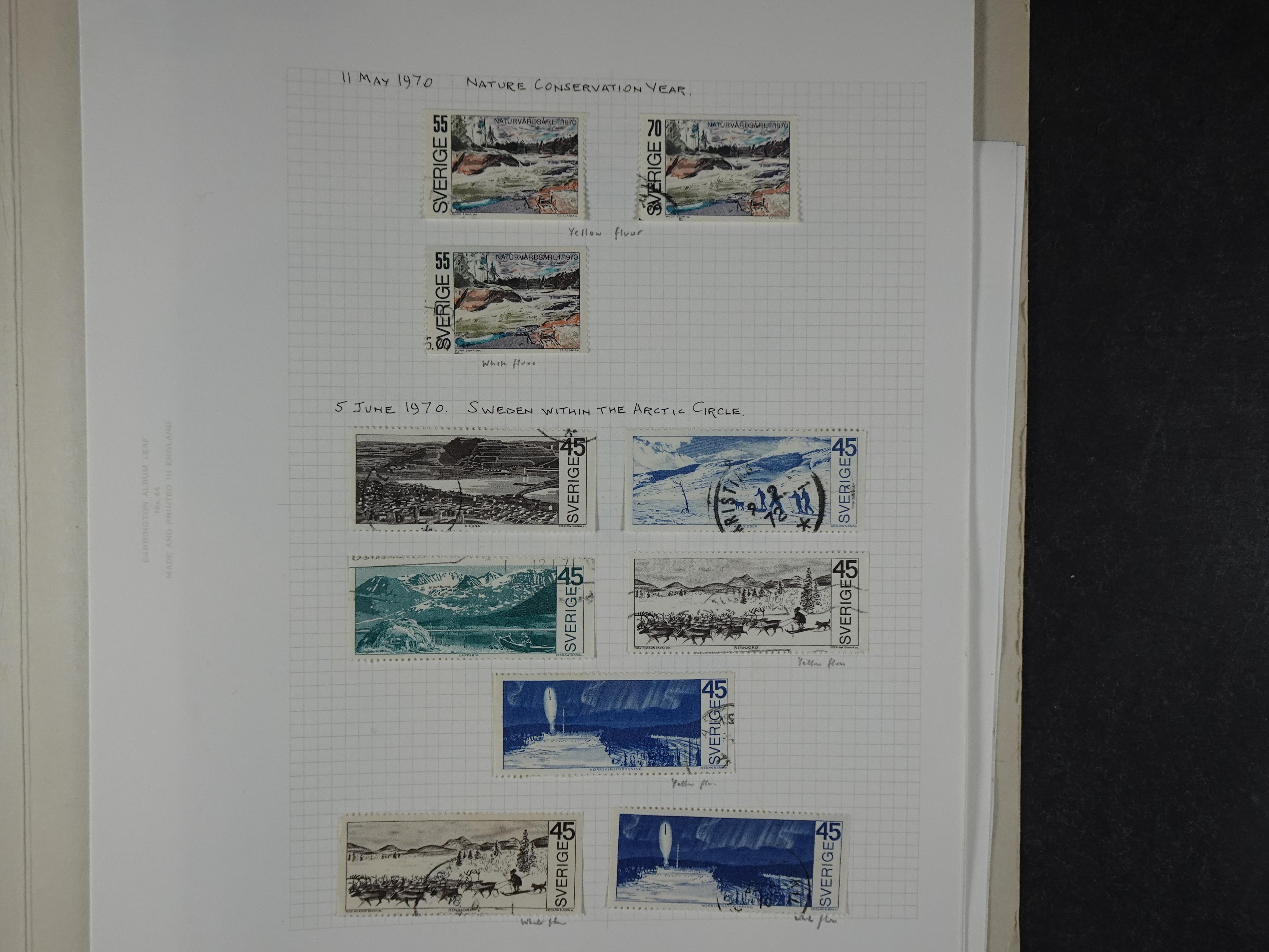 Verzameling met leuk klassiek op blanco albumblaadjes in 2 klembanden. 94