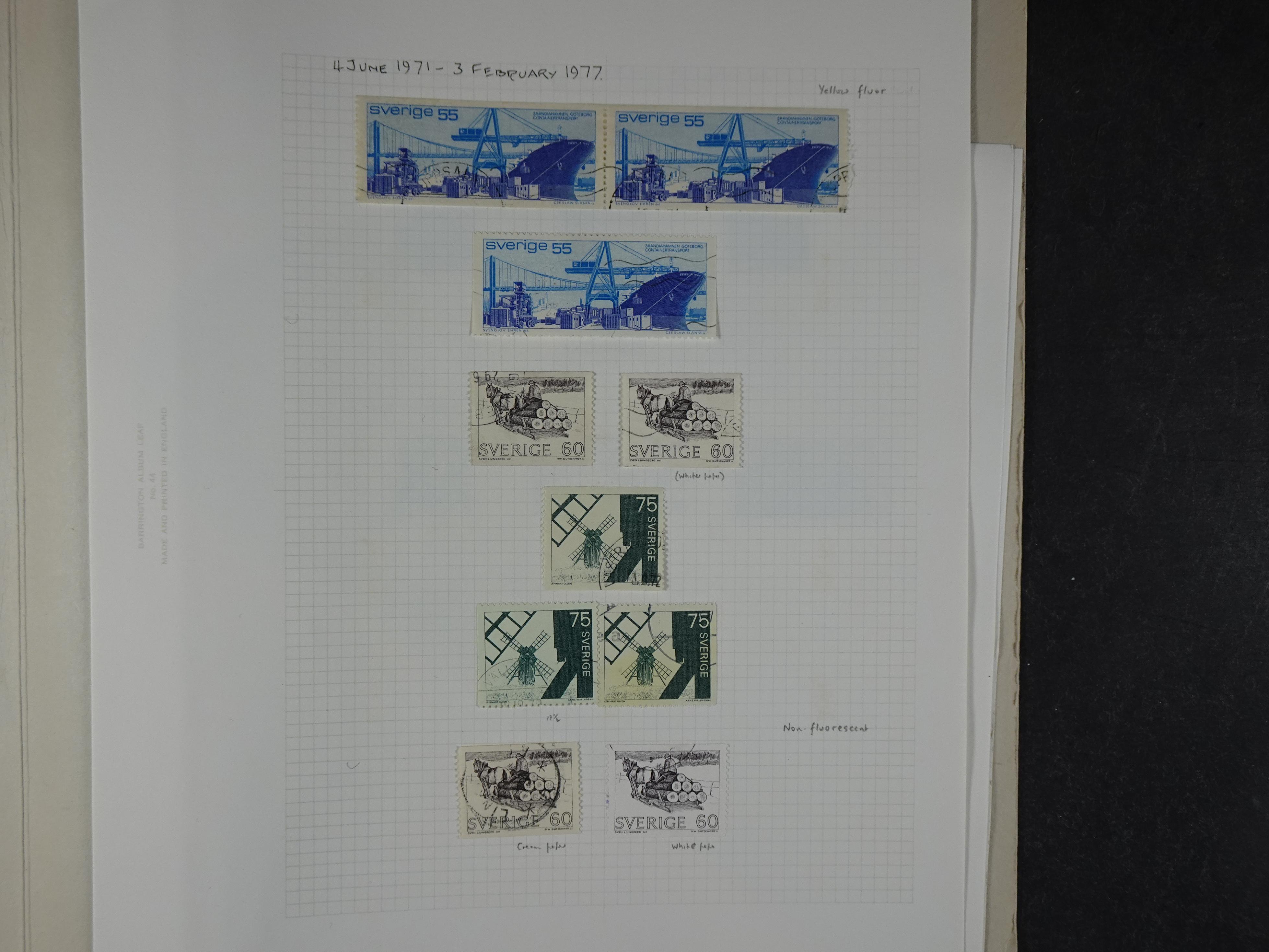 Verzameling met leuk klassiek op blanco albumblaadjes in 2 klembanden. 99