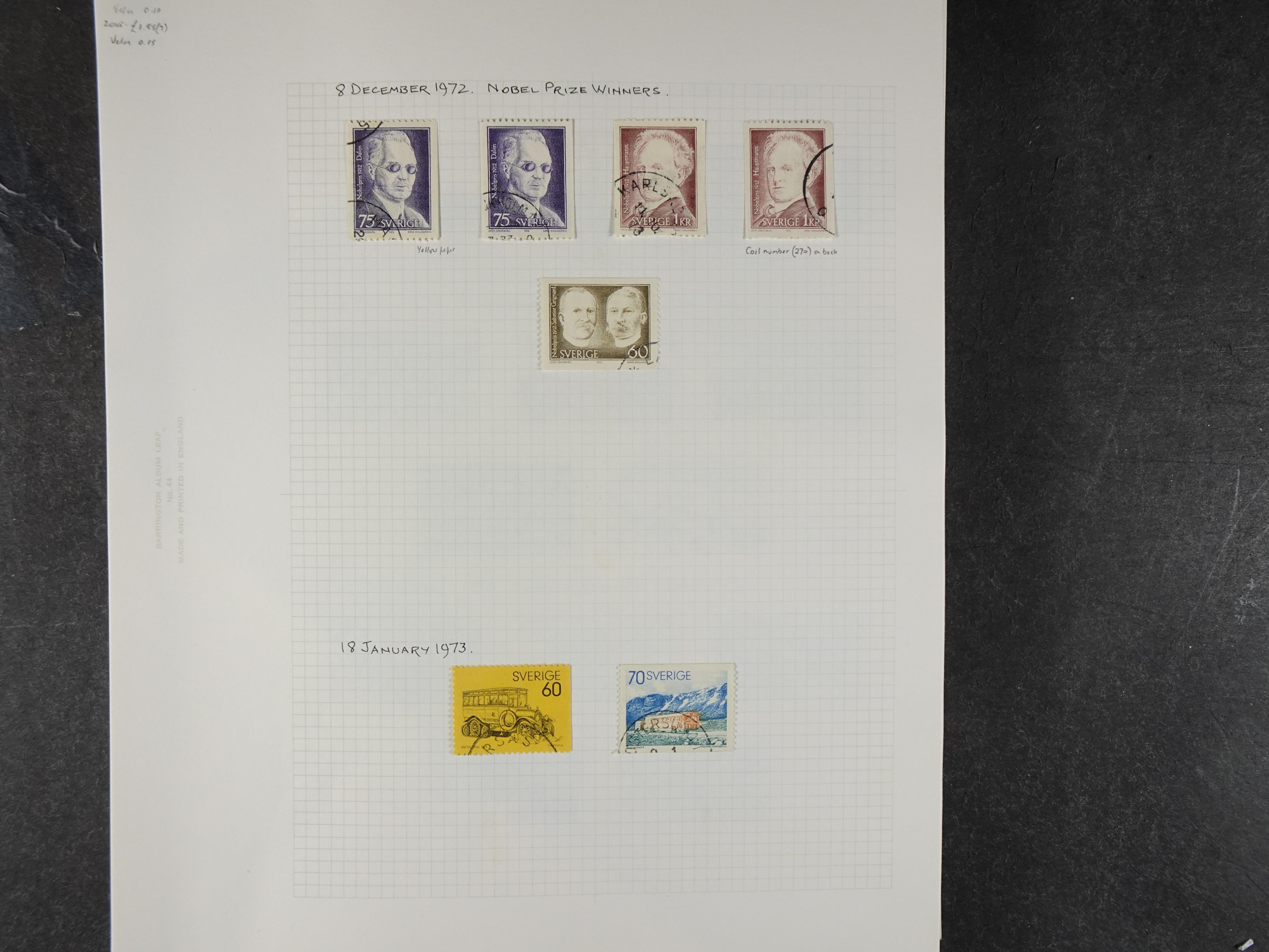 Verzameling met leuk klassiek op blanco albumblaadjes in 2 klembanden. 108