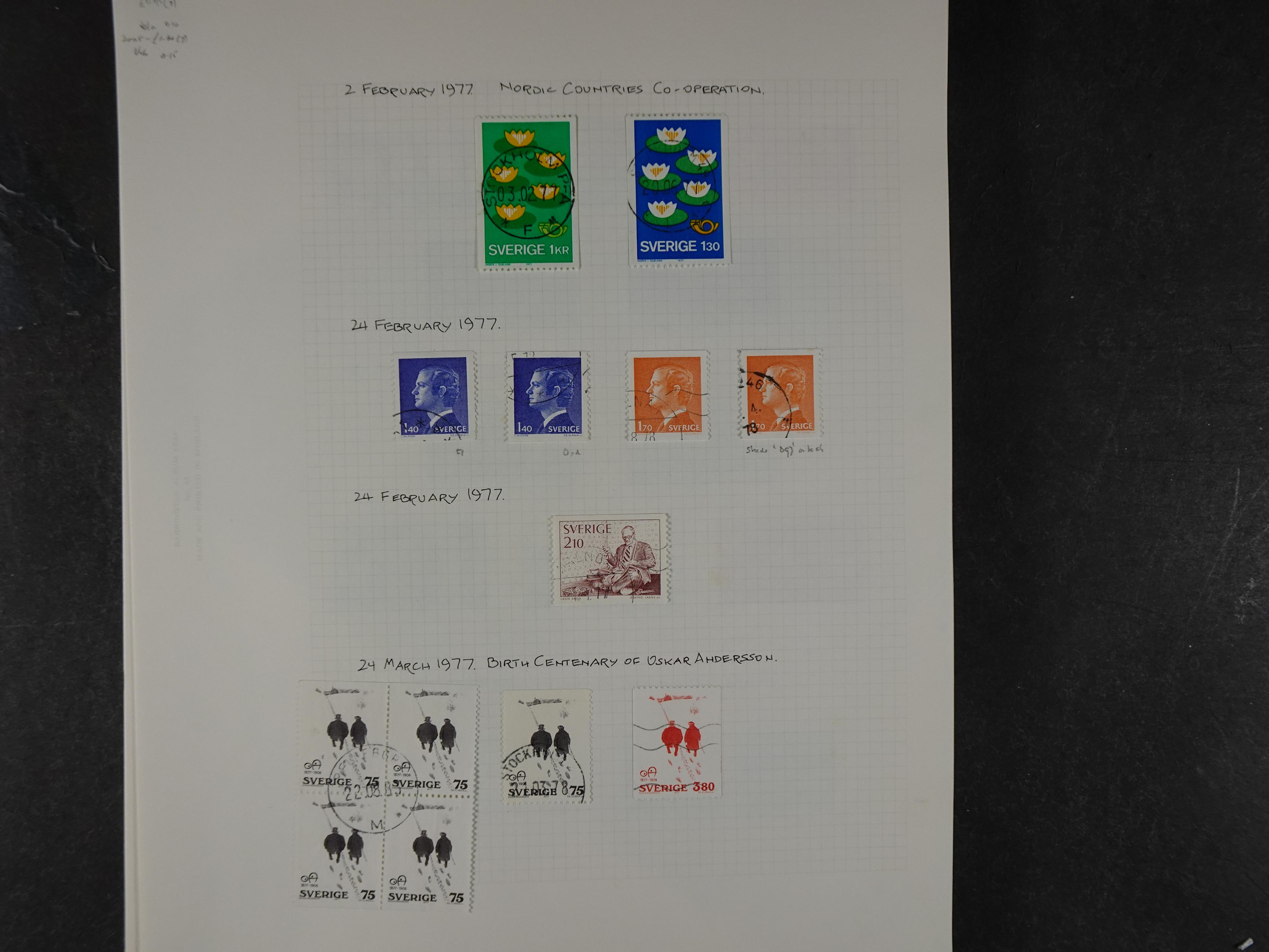 Verzameling met leuk klassiek op blanco albumblaadjes in 2 klembanden. 130