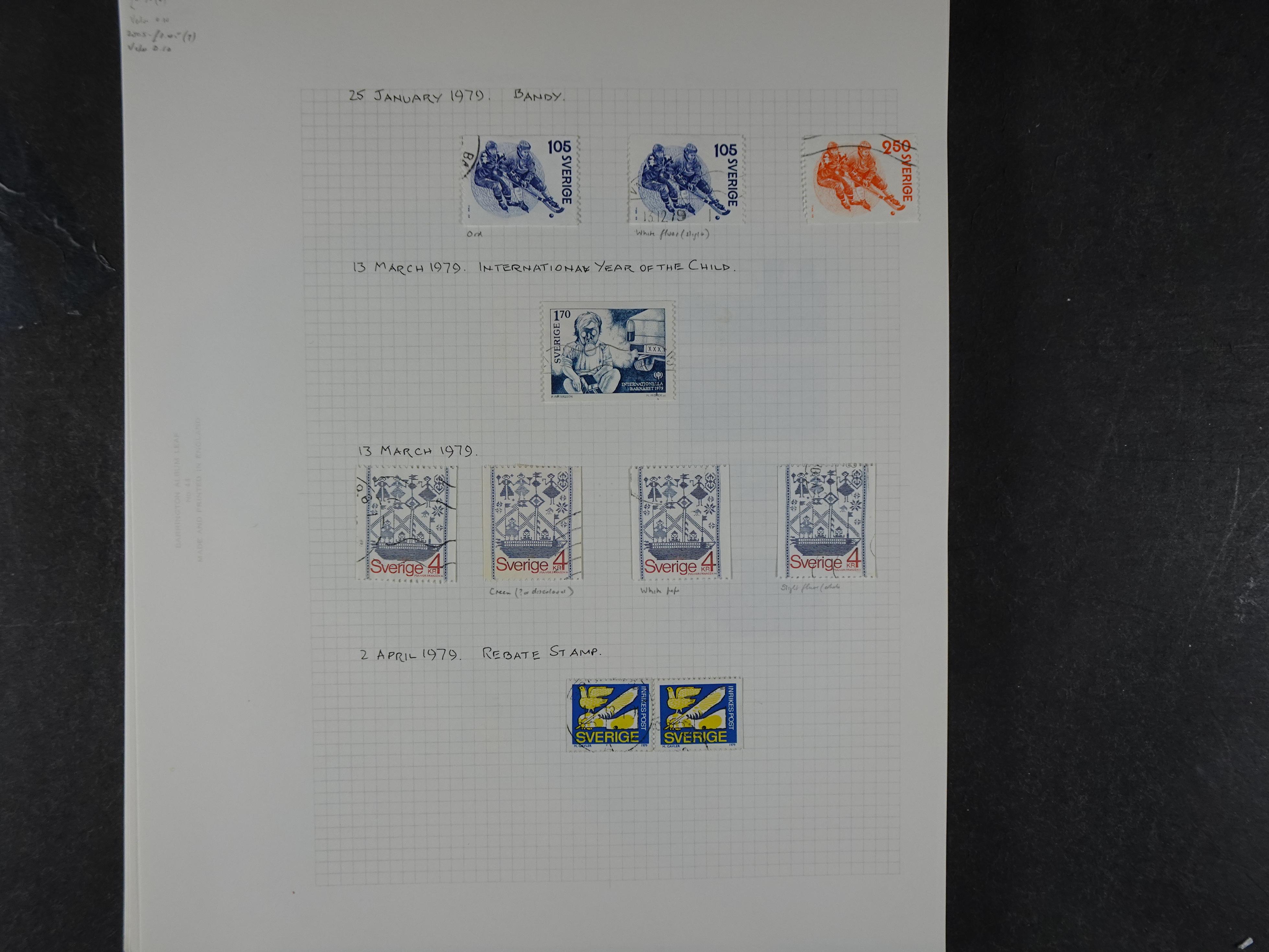 Verzameling met leuk klassiek op blanco albumblaadjes in 2 klembanden. 140