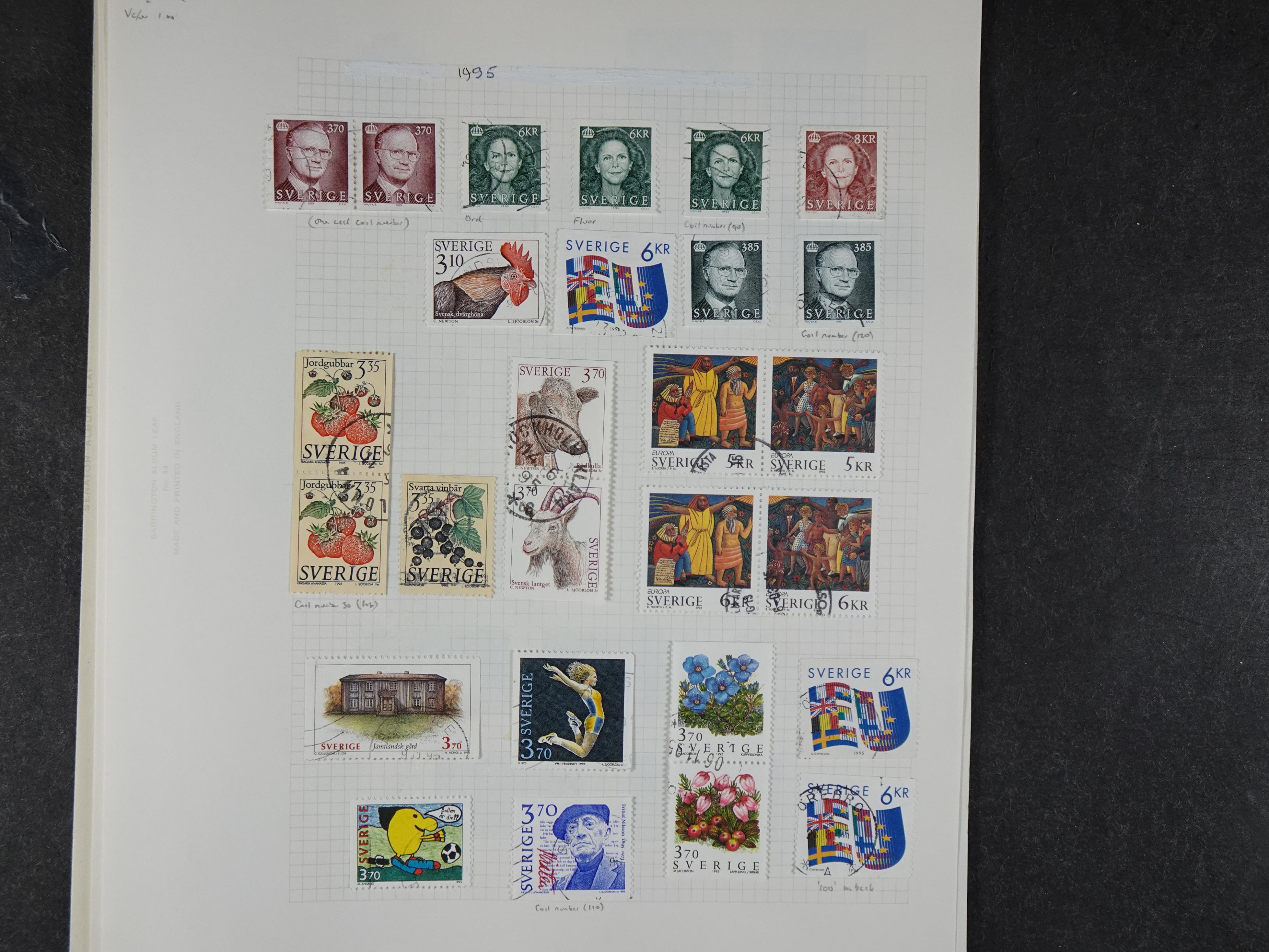 Verzameling met leuk klassiek op blanco albumblaadjes in 2 klembanden. 200