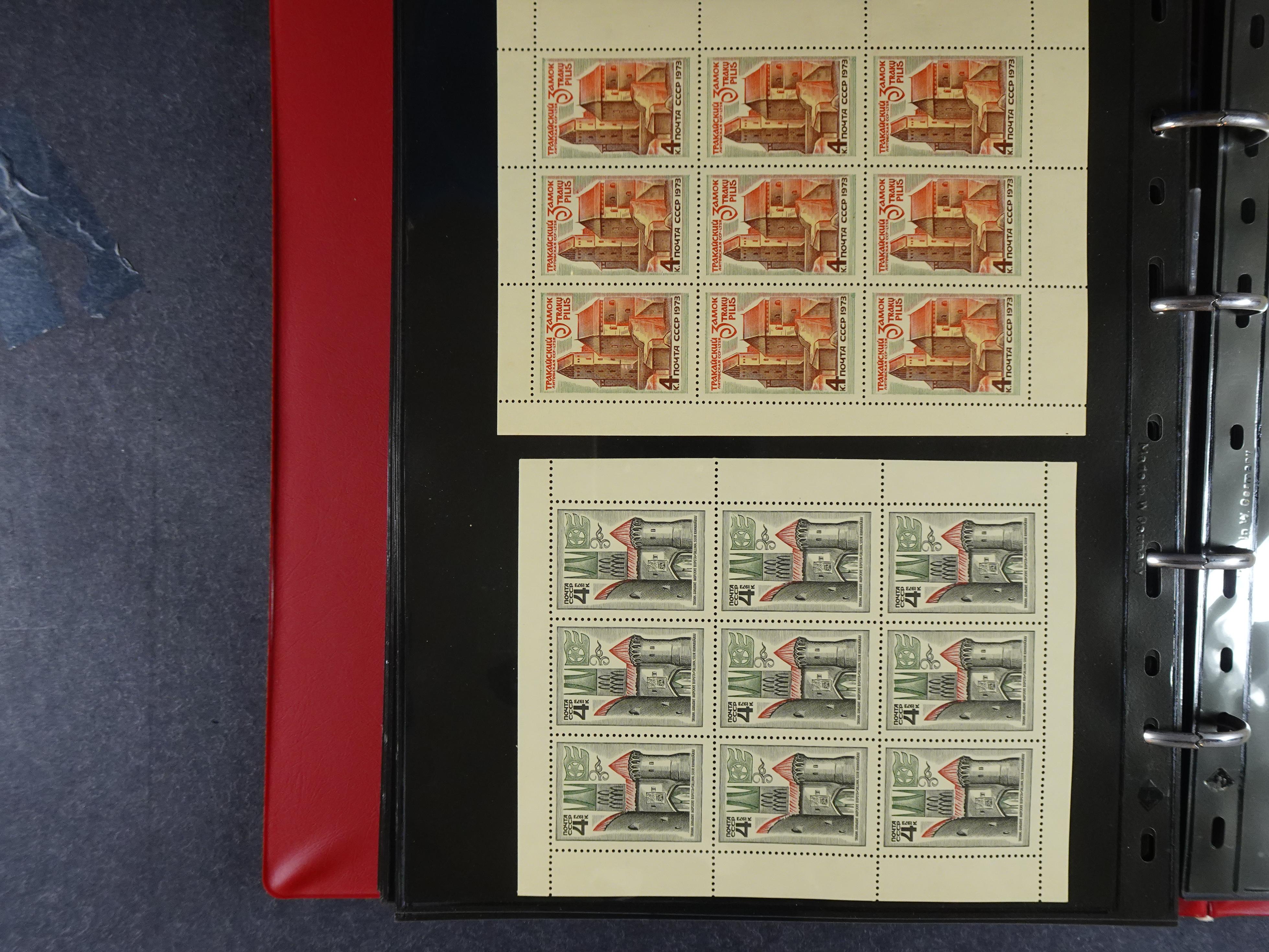 Collectie Kleinbogen, zeer hoge waarde. 96