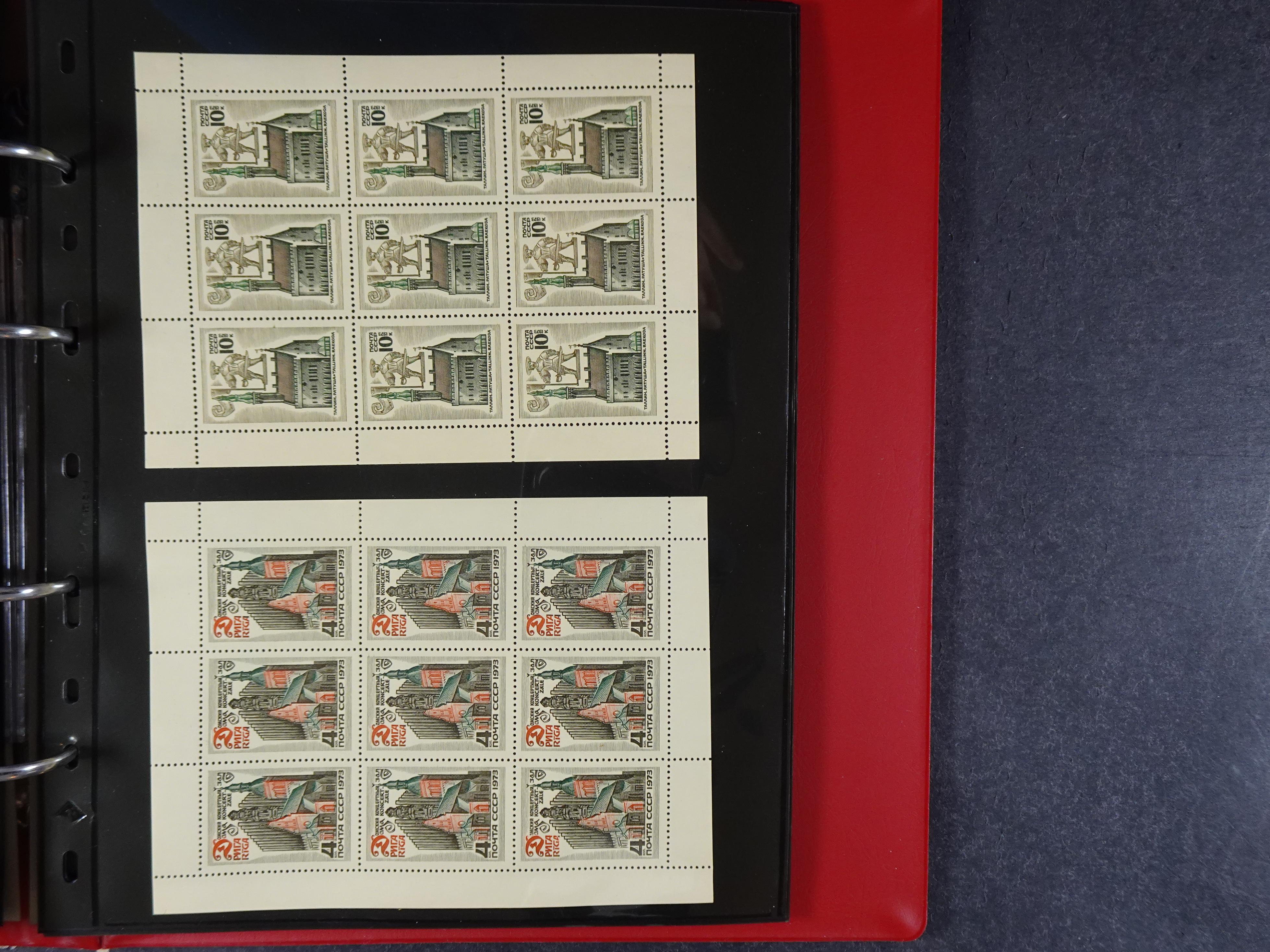 Collectie Kleinbogen, zeer hoge waarde. 97