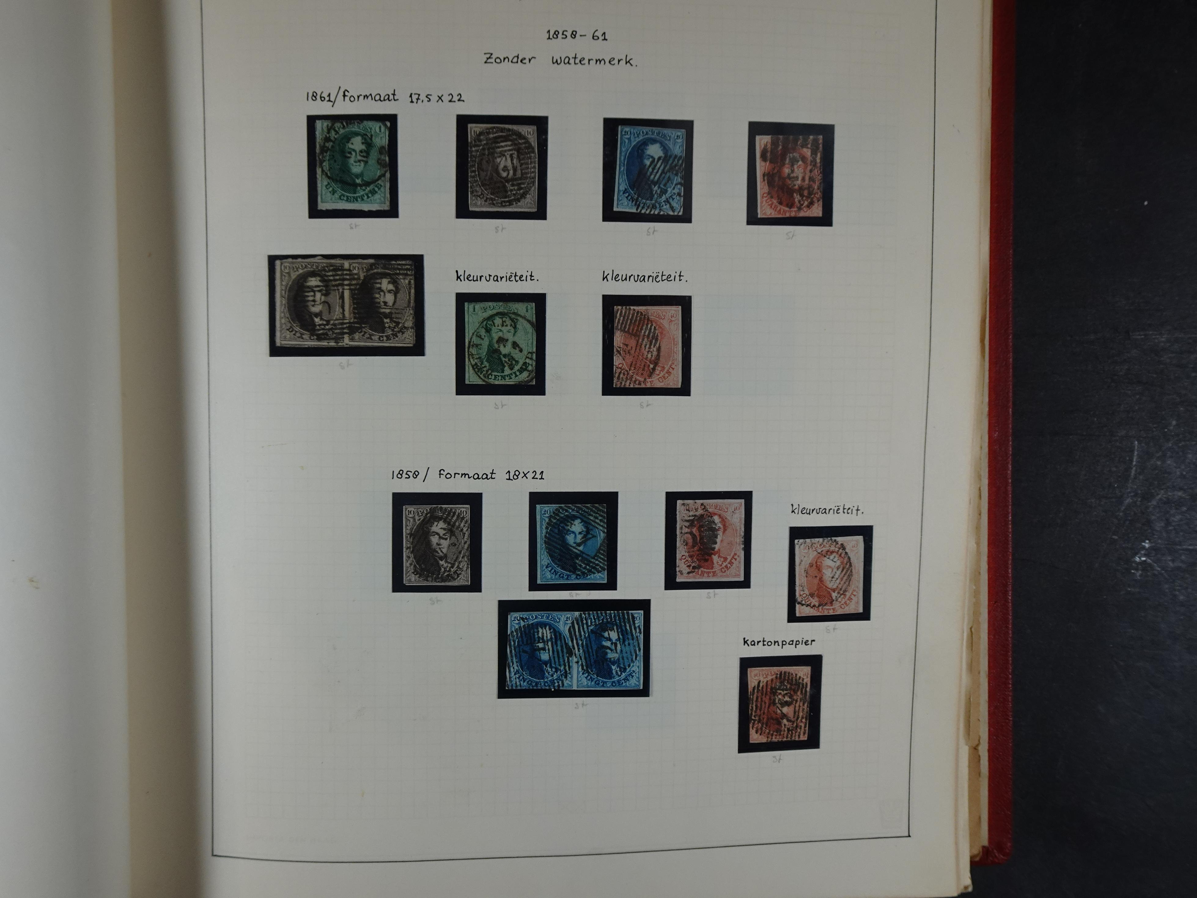 Topcollectie tot jaren 50, zeer hoge waarde ook goed "Back of the Book". 3