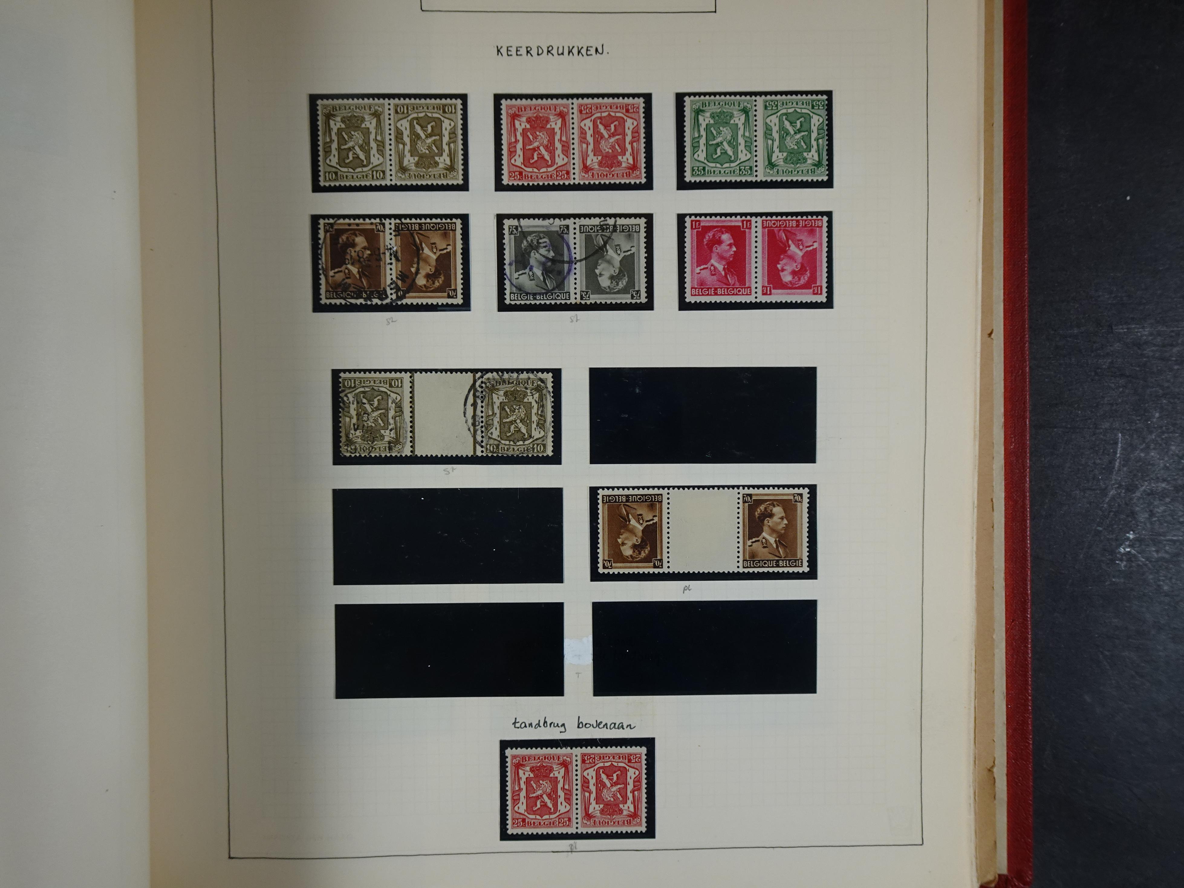 Topcollectie tot jaren 50, zeer hoge waarde ook goed "Back of the Book". 55