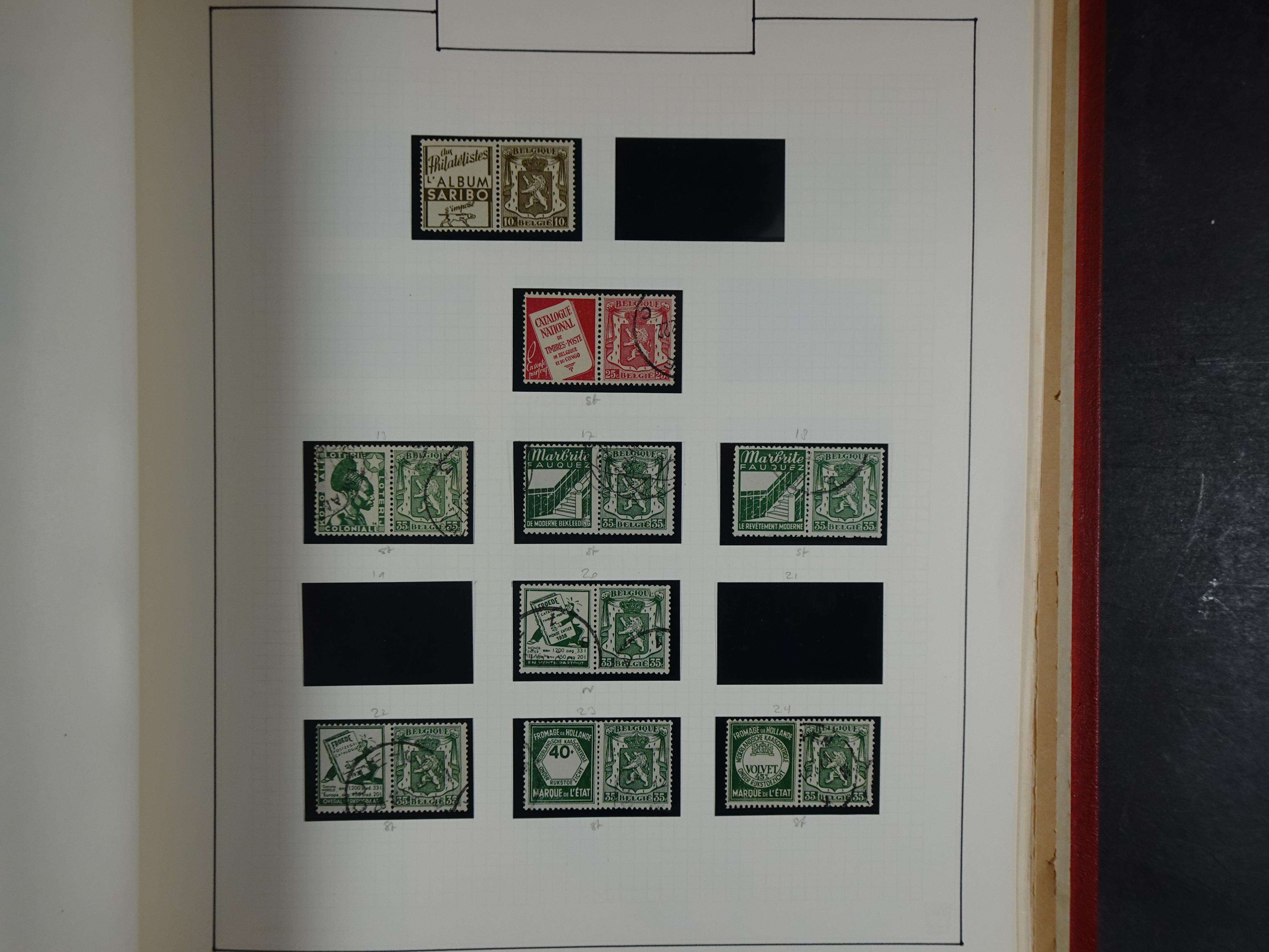 Topcollectie tot jaren 50, zeer hoge waarde ook goed "Back of the Book". 56