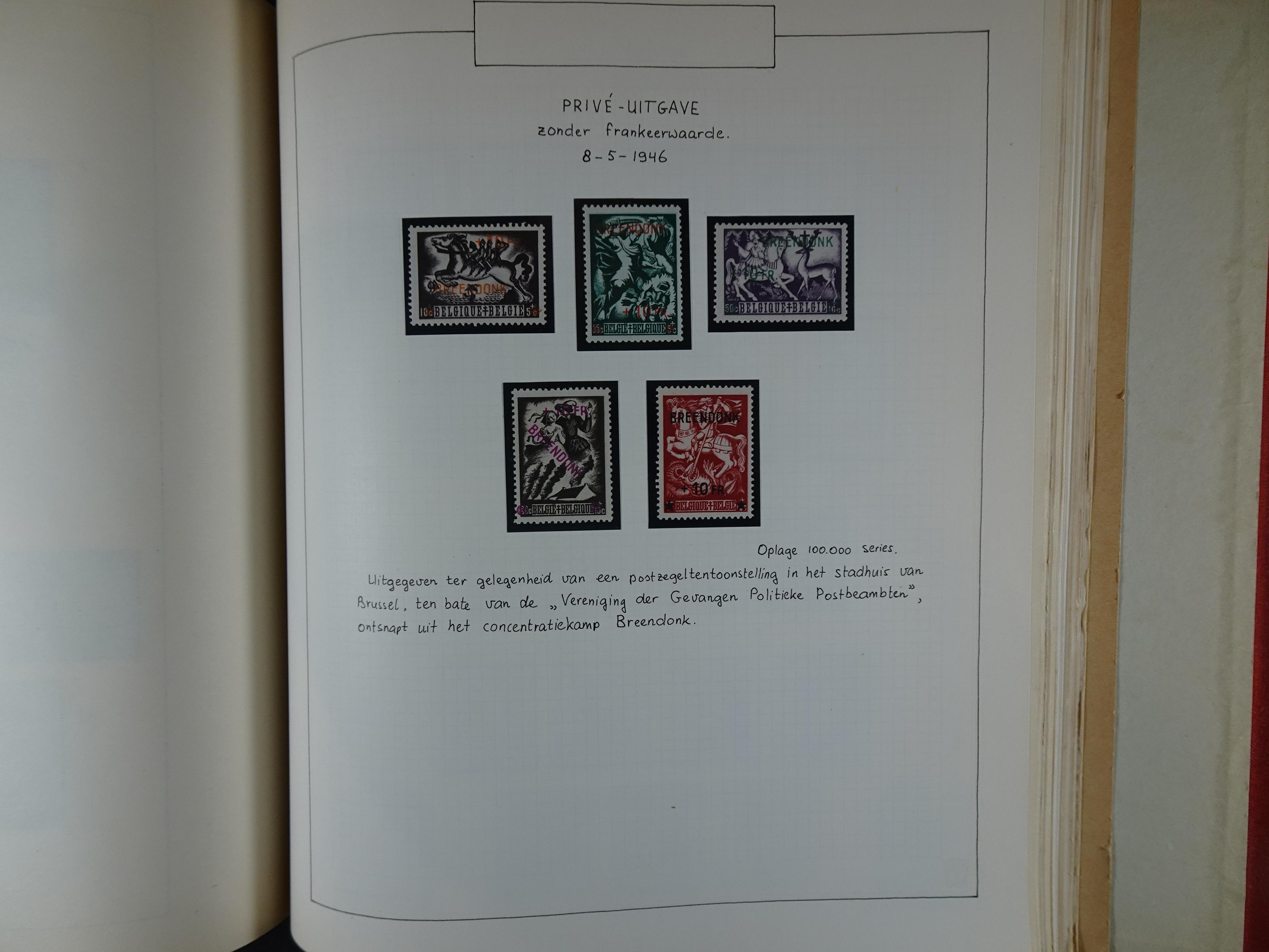 Topcollectie tot jaren 50, zeer hoge waarde ook goed "Back of the Book". 98