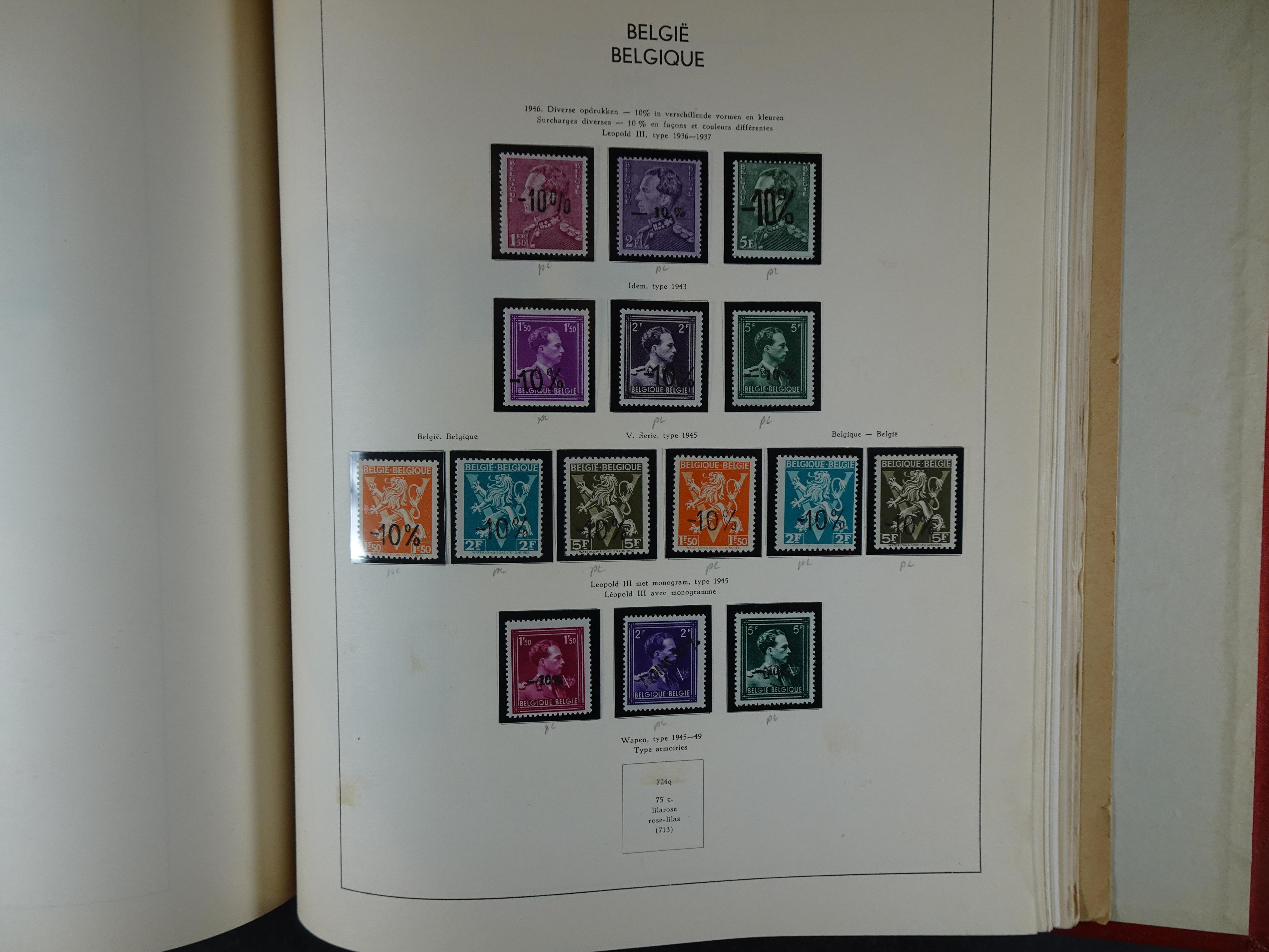 Topcollectie tot jaren 50, zeer hoge waarde ook goed "Back of the Book". 106