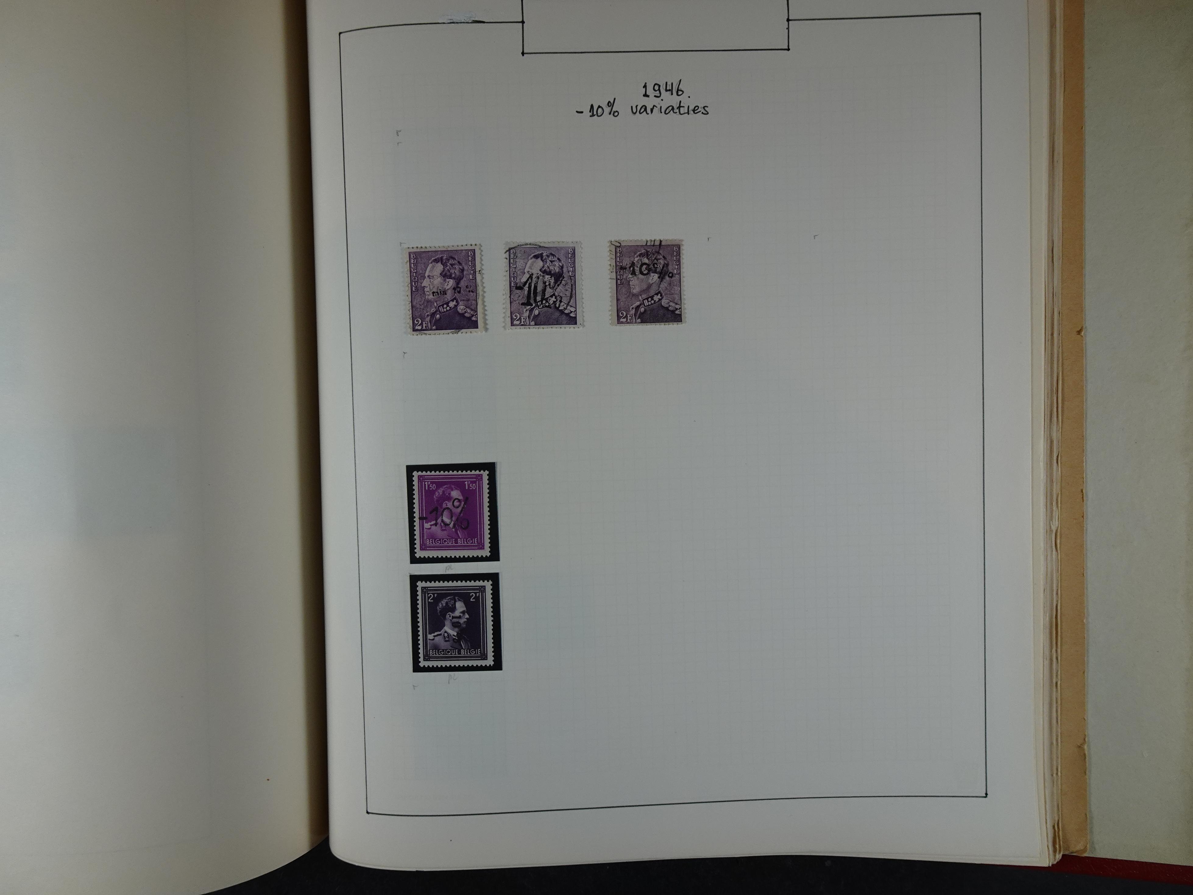 Topcollectie tot jaren 50, zeer hoge waarde ook goed "Back of the Book". 107