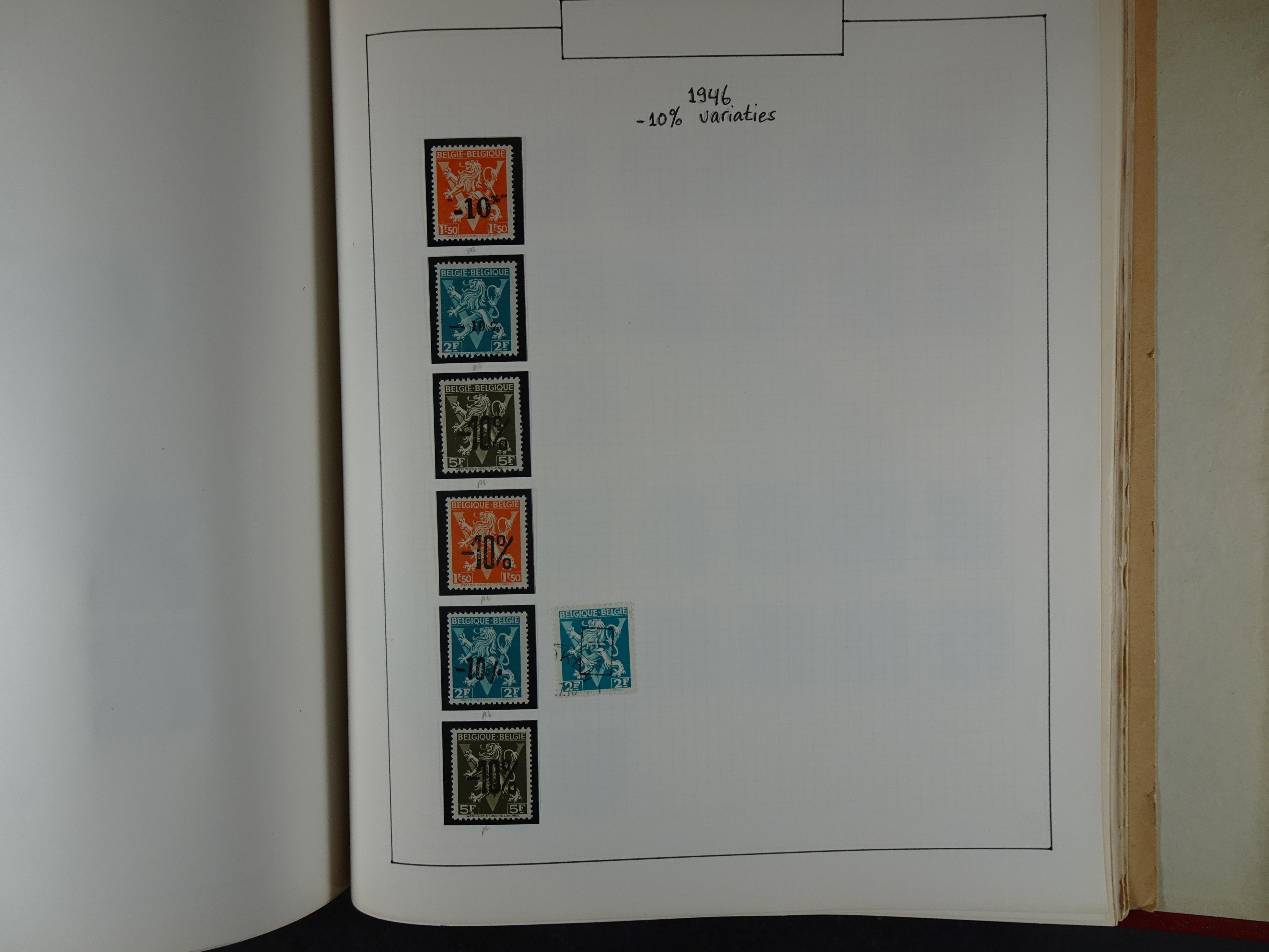 Topcollectie tot jaren 50, zeer hoge waarde ook goed "Back of the Book". 108