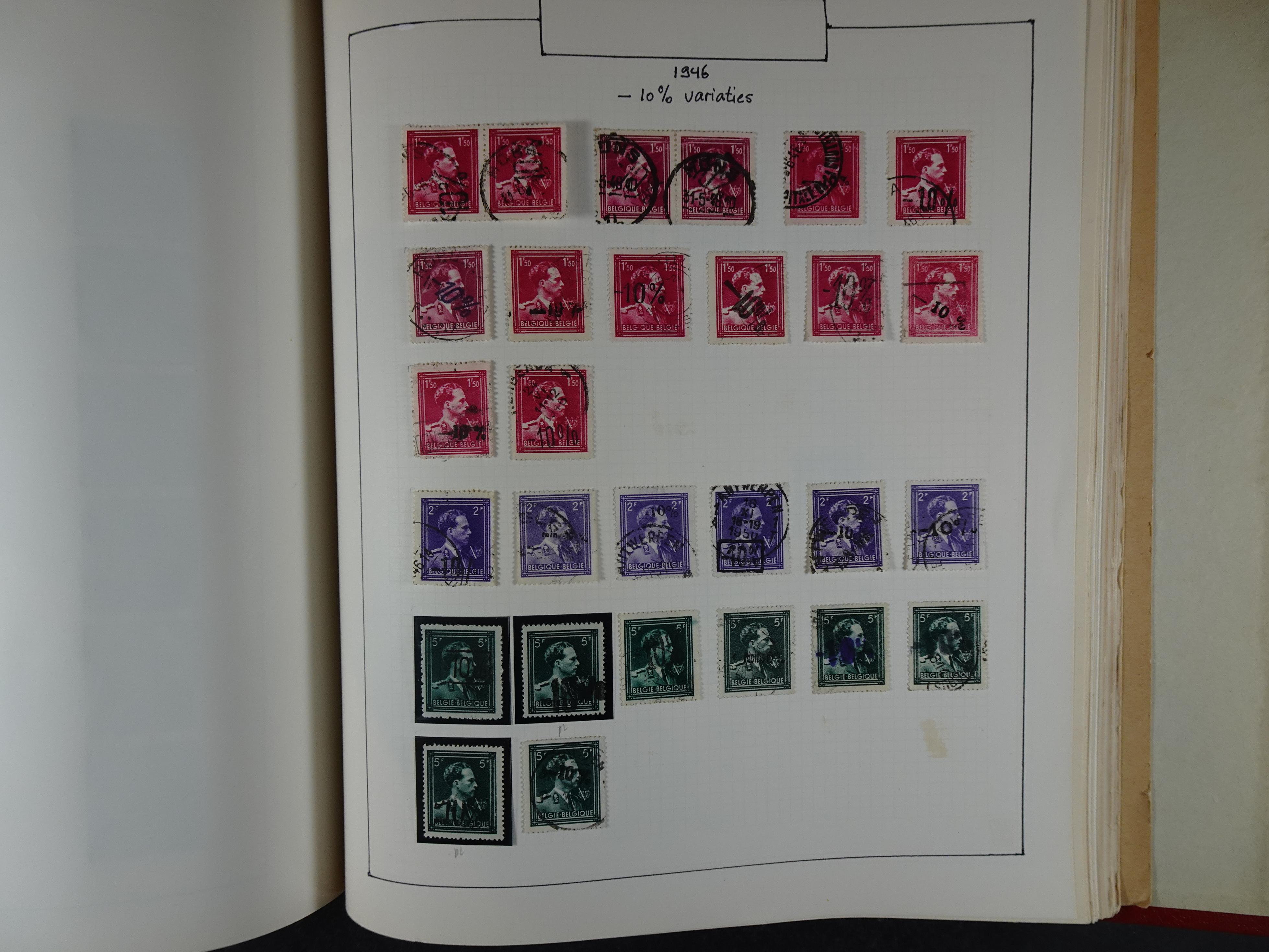 Topcollectie tot jaren 50, zeer hoge waarde ook goed "Back of the Book". 109