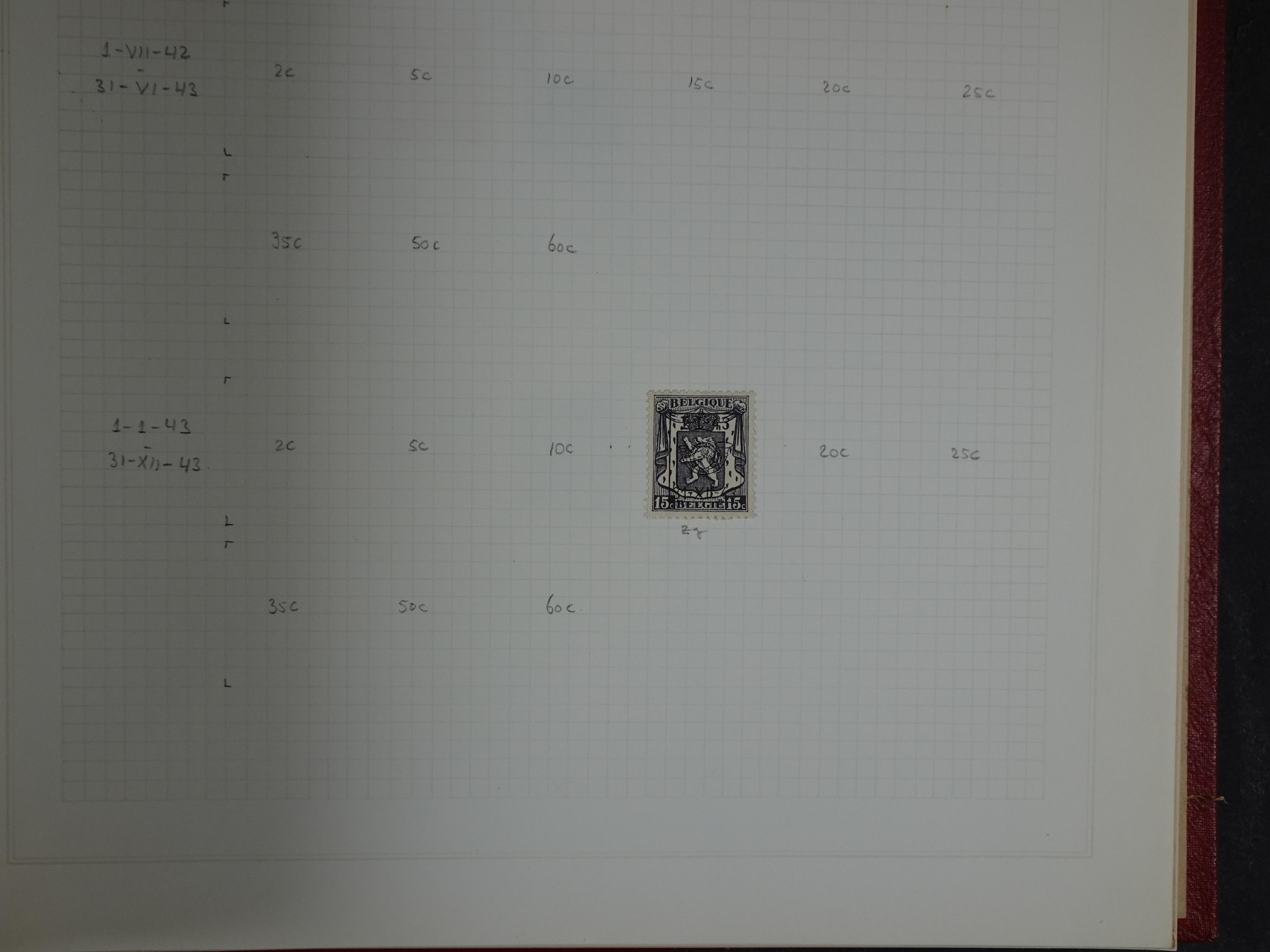 Topcollectie tot jaren 50, zeer hoge waarde ook goed "Back of the Book". 149