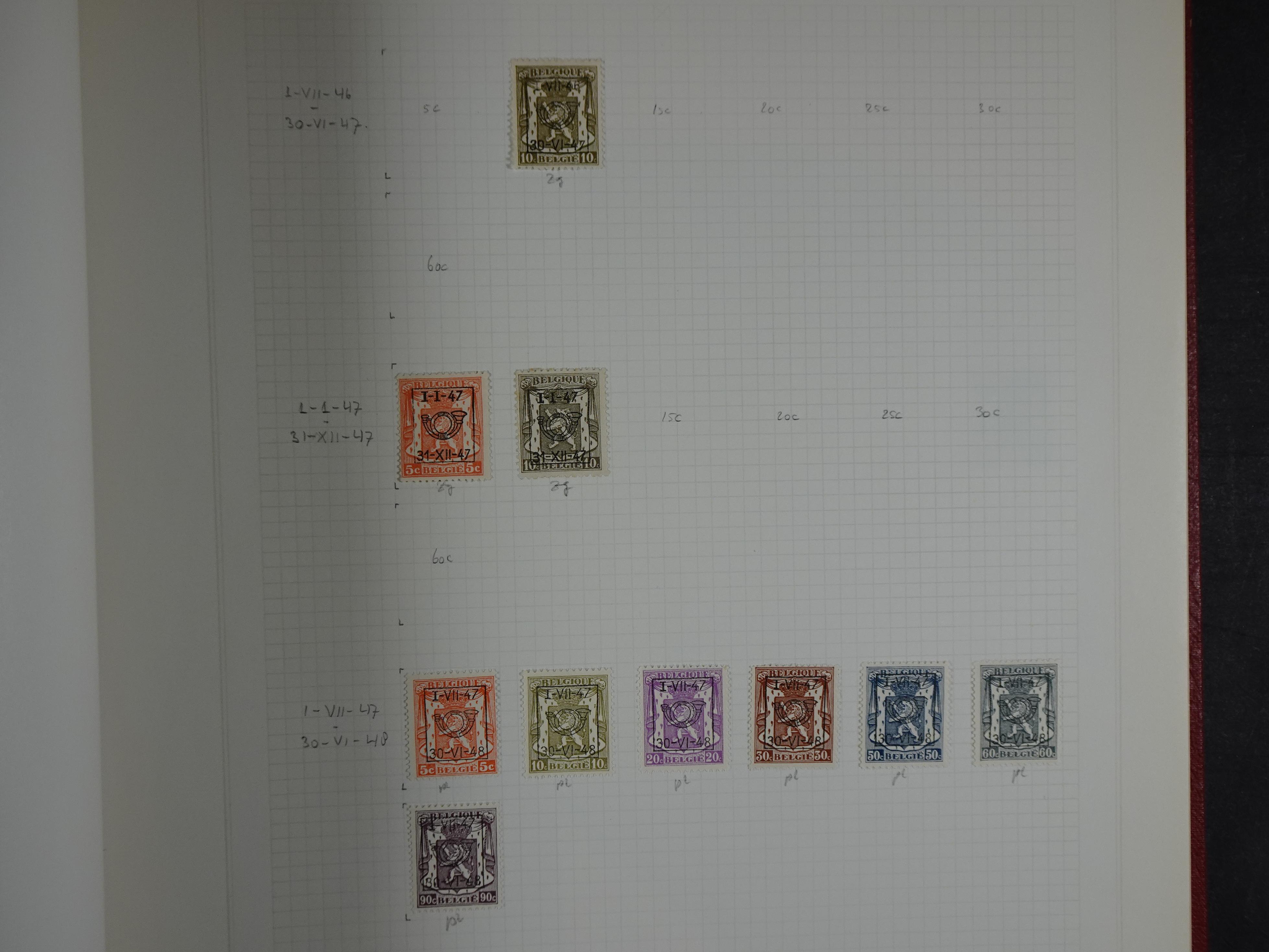 Topcollectie tot jaren 50, zeer hoge waarde ook goed "Back of the Book". 152