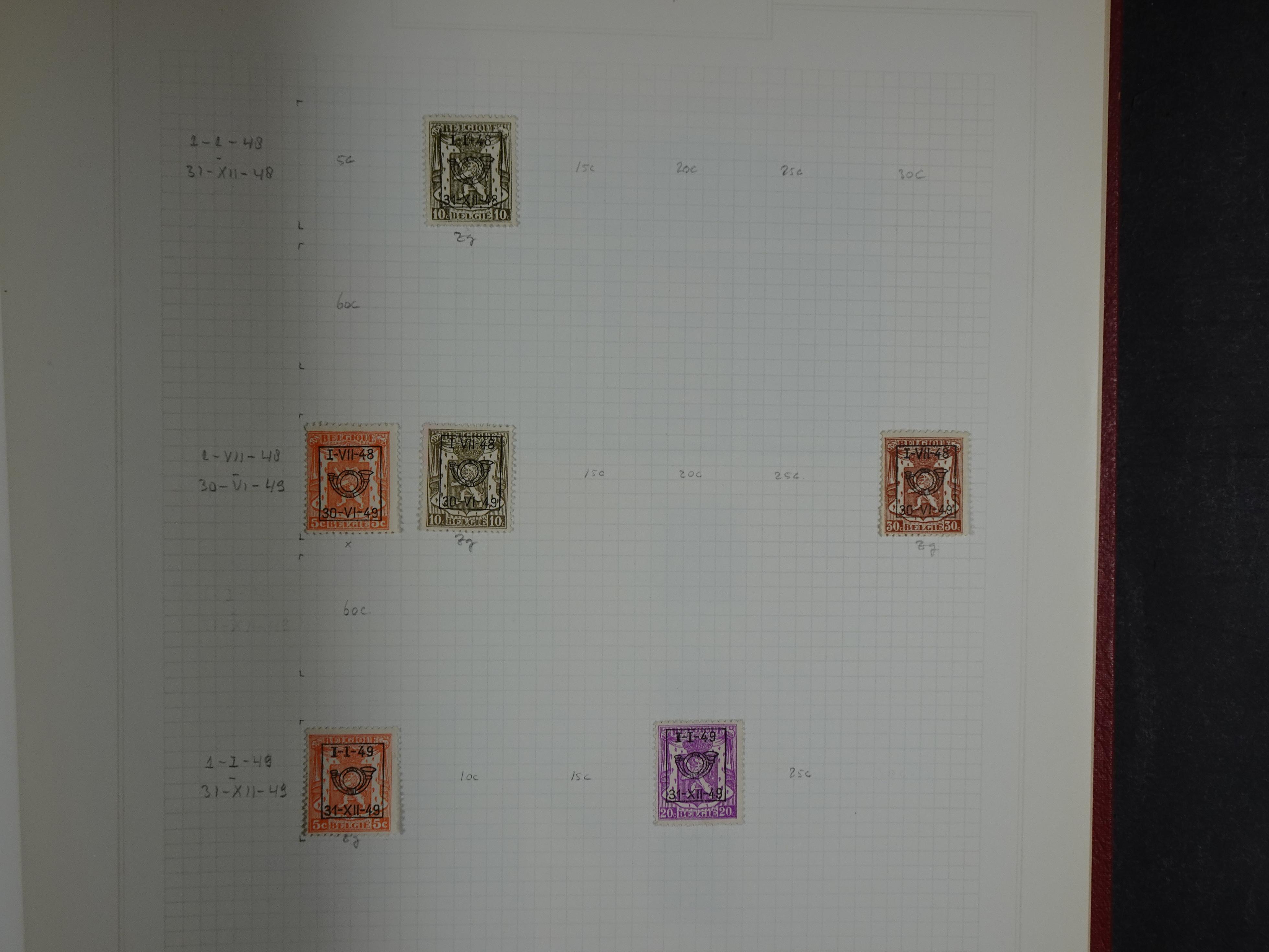 Topcollectie tot jaren 50, zeer hoge waarde ook goed "Back of the Book". 153