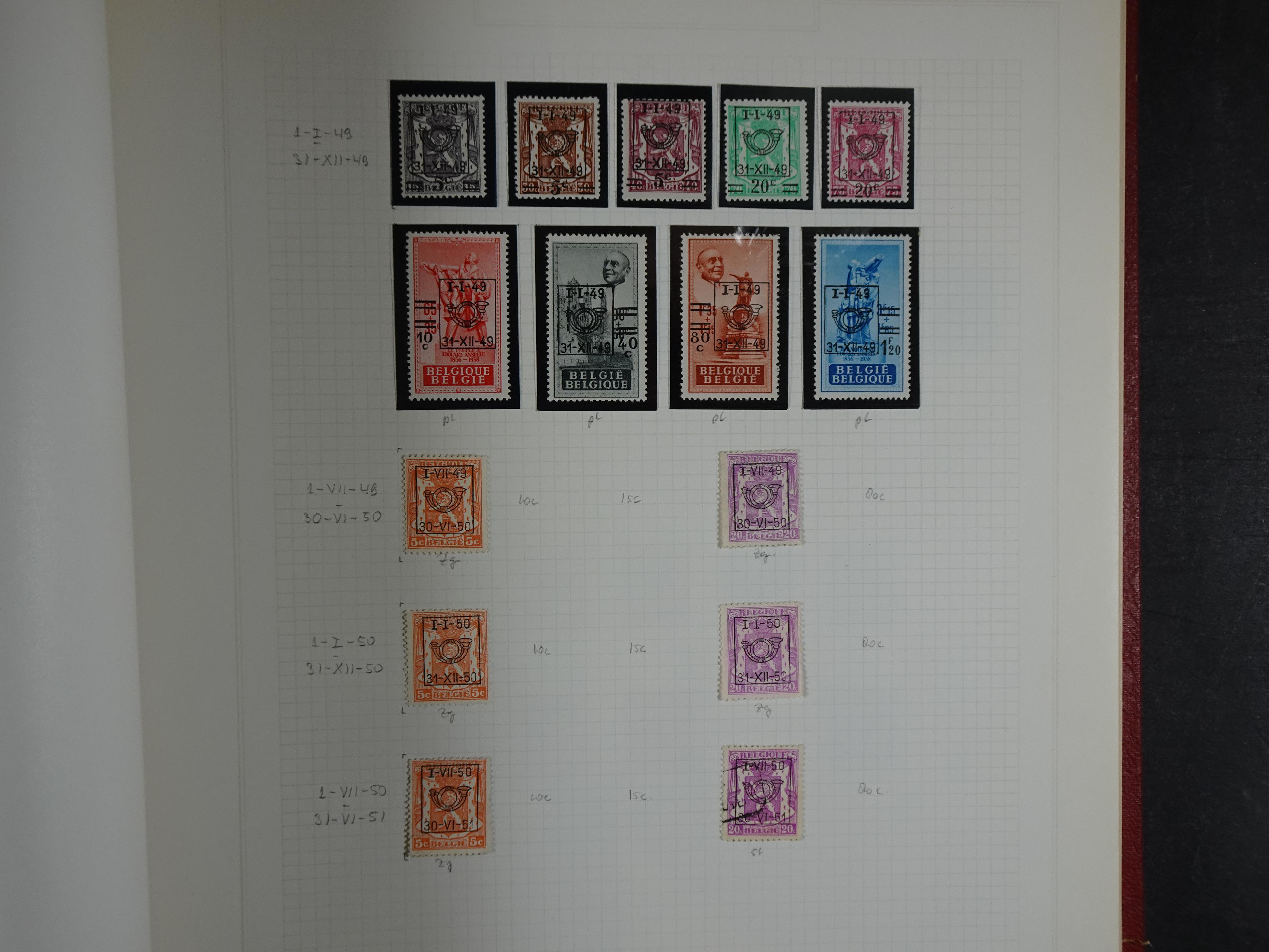 Topcollectie tot jaren 50, zeer hoge waarde ook goed "Back of the Book". 154