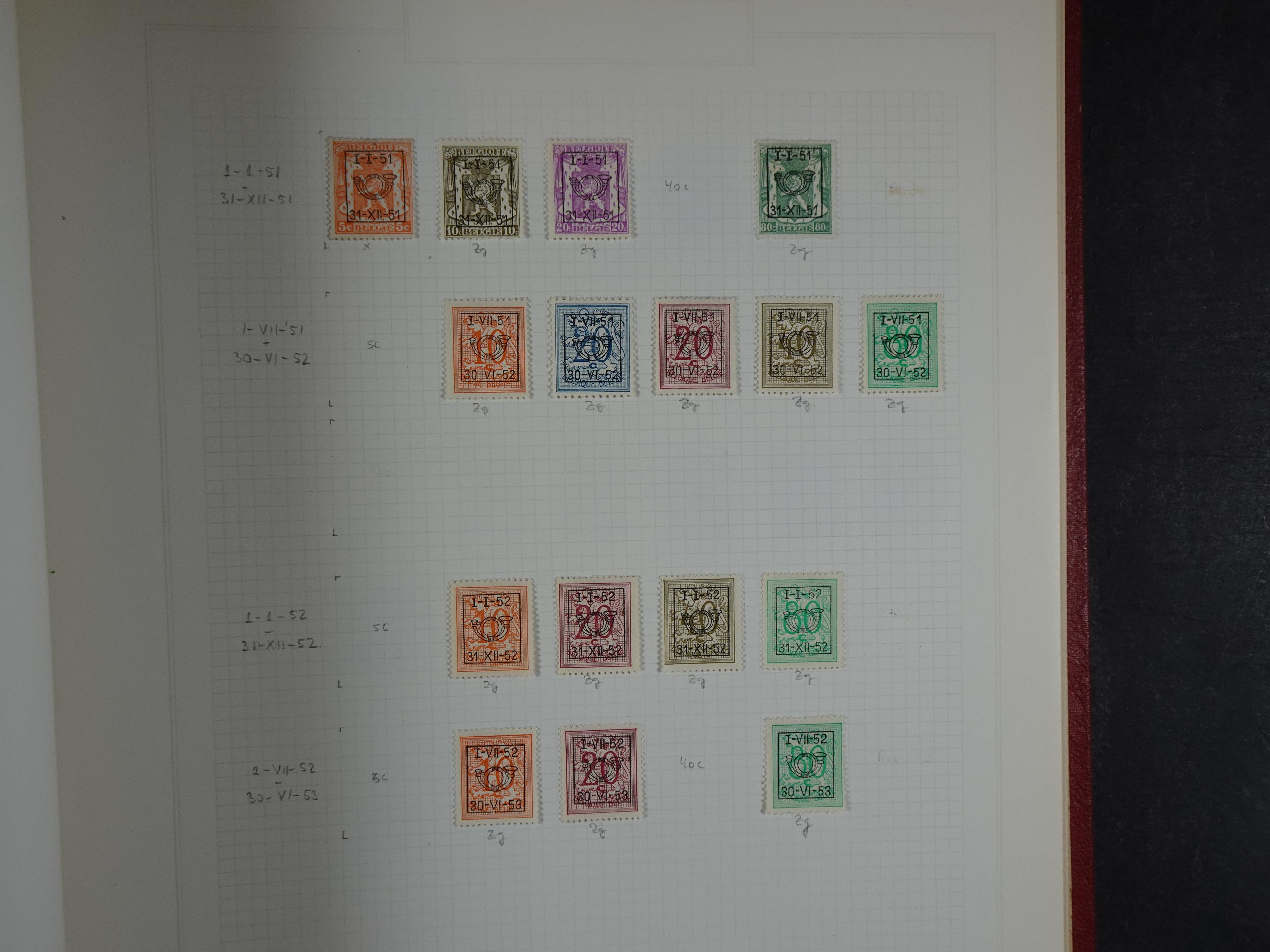 Topcollectie tot jaren 50, zeer hoge waarde ook goed "Back of the Book". 155