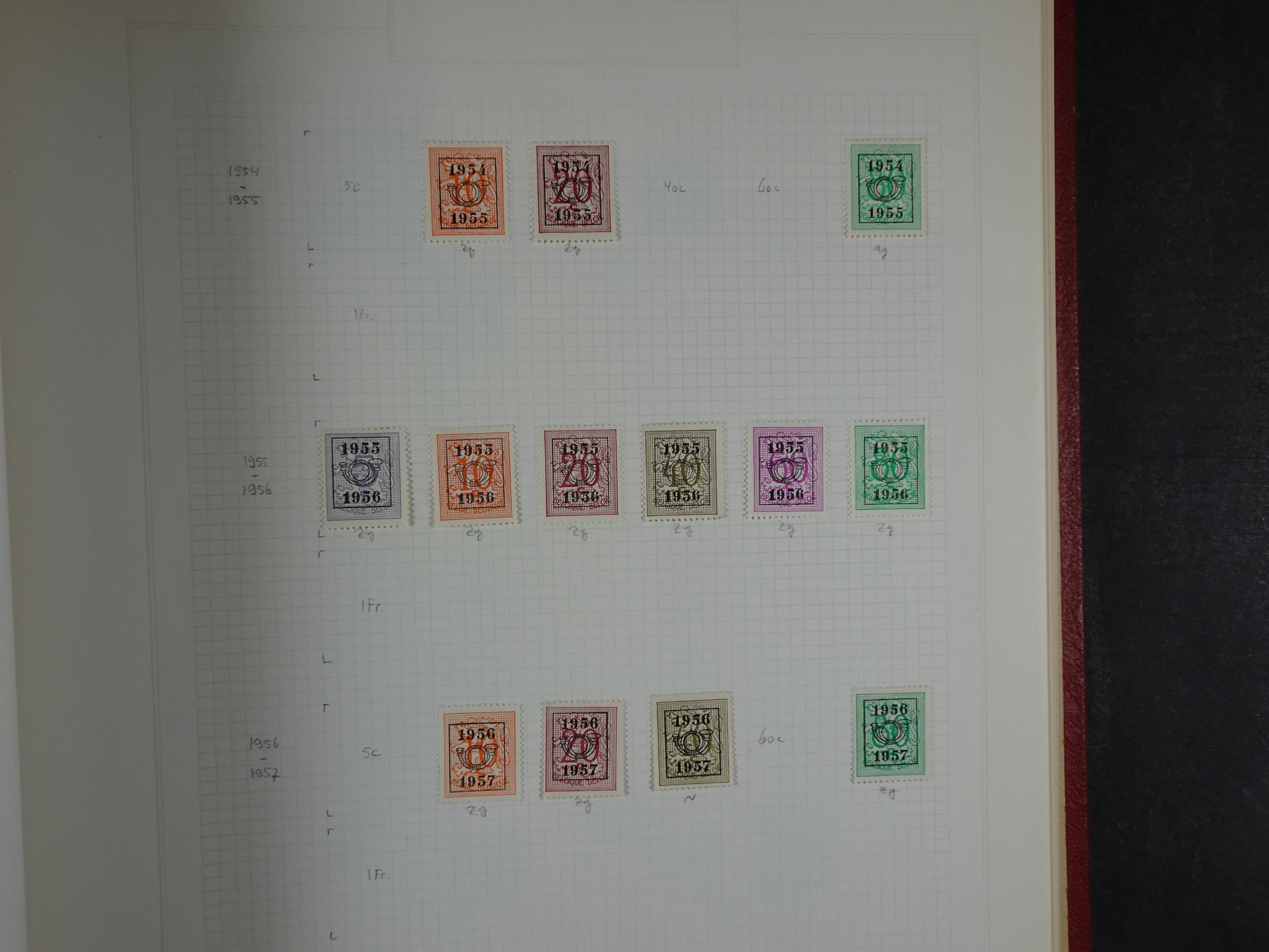 Topcollectie tot jaren 50, zeer hoge waarde ook goed "Back of the Book". 157