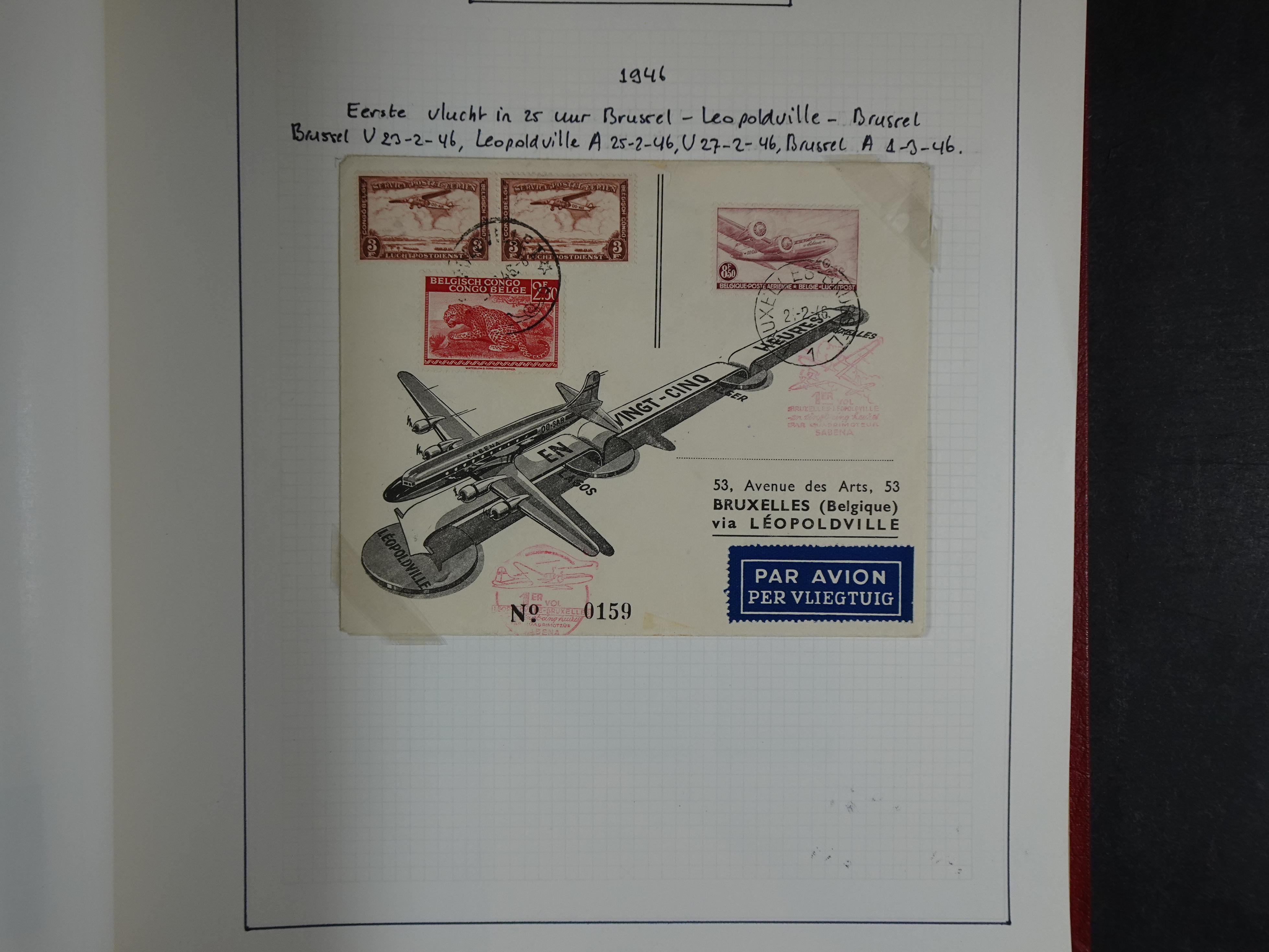 Topcollectie tot jaren 50, zeer hoge waarde ook goed "Back of the Book". 166