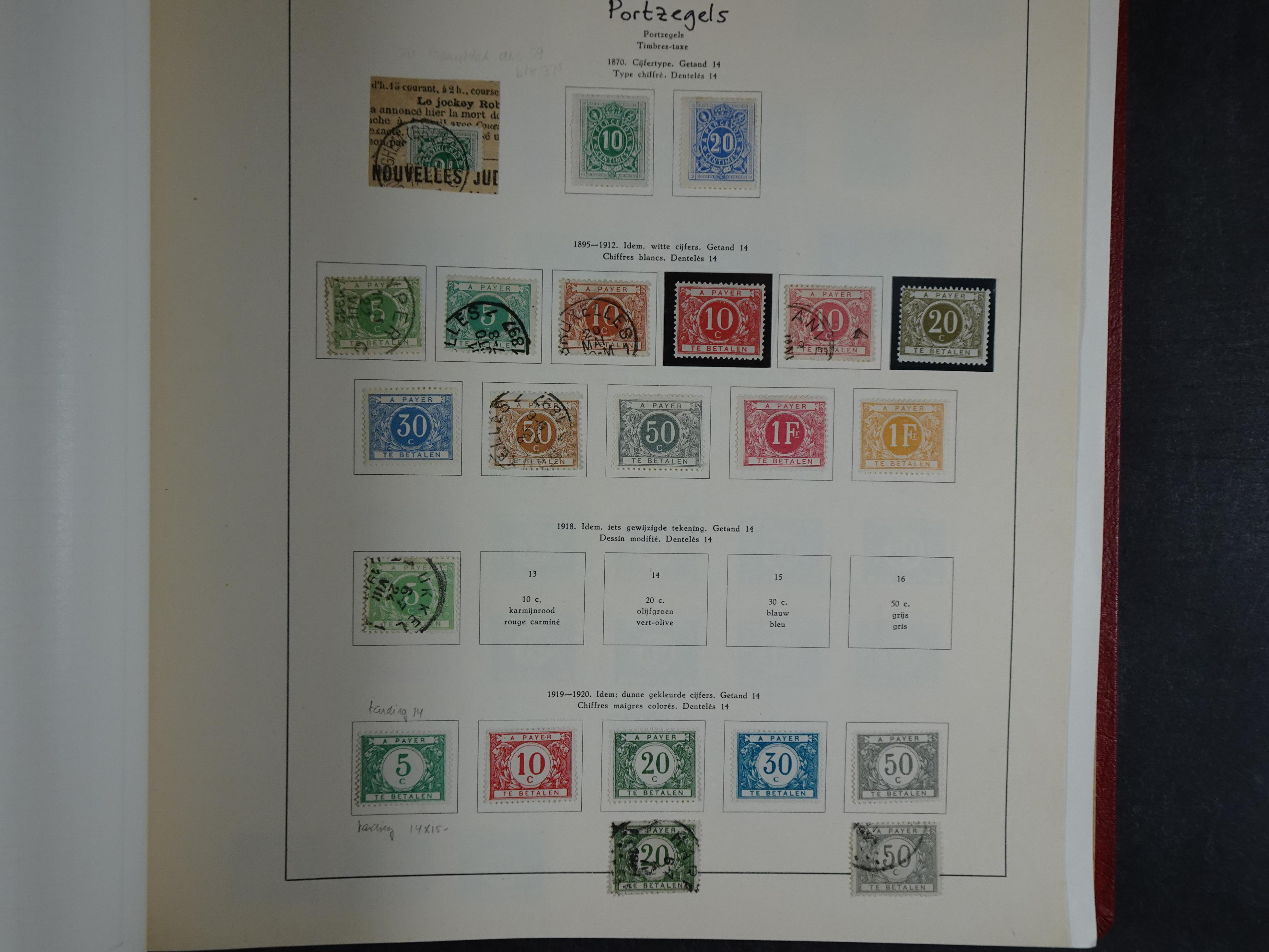 Topcollectie tot jaren 50, zeer hoge waarde ook goed "Back of the Book". 173