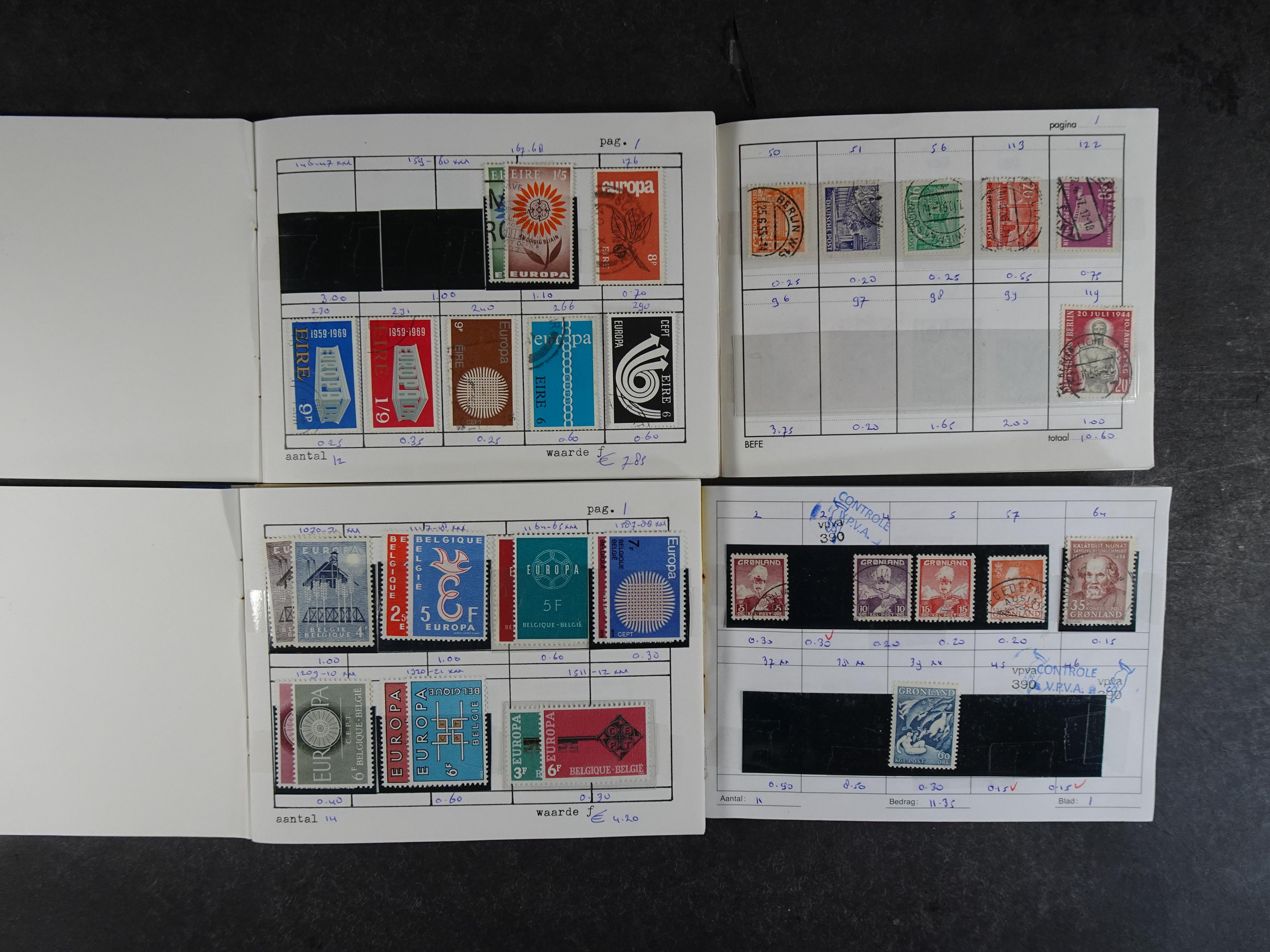 Mooie partij rondzendboekjes enorme restwaarde leuk voor weder verkoper. 