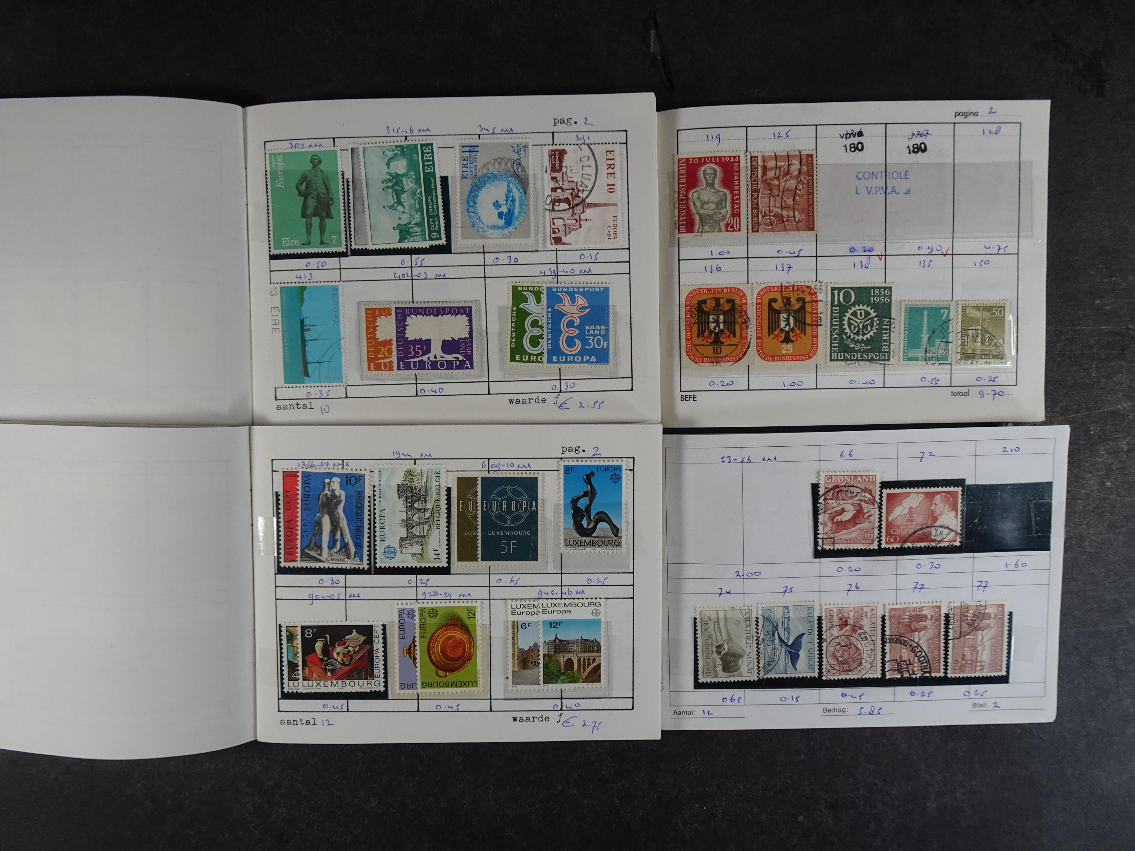 Mooie partij rondzendboekjes enorme restwaarde leuk voor weder verkoper.  2