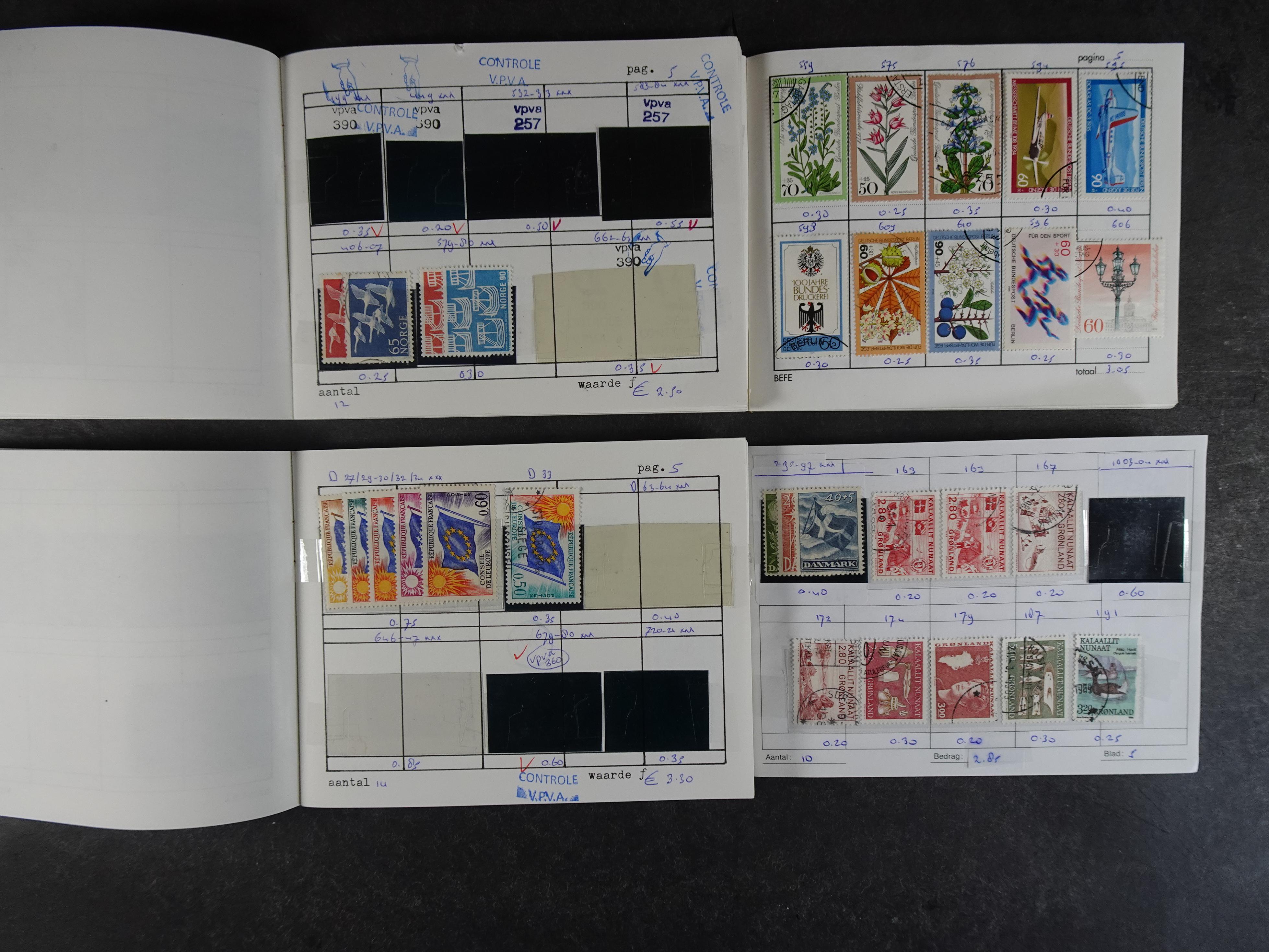 Mooie partij rondzendboekjes enorme restwaarde leuk voor weder verkoper.  5